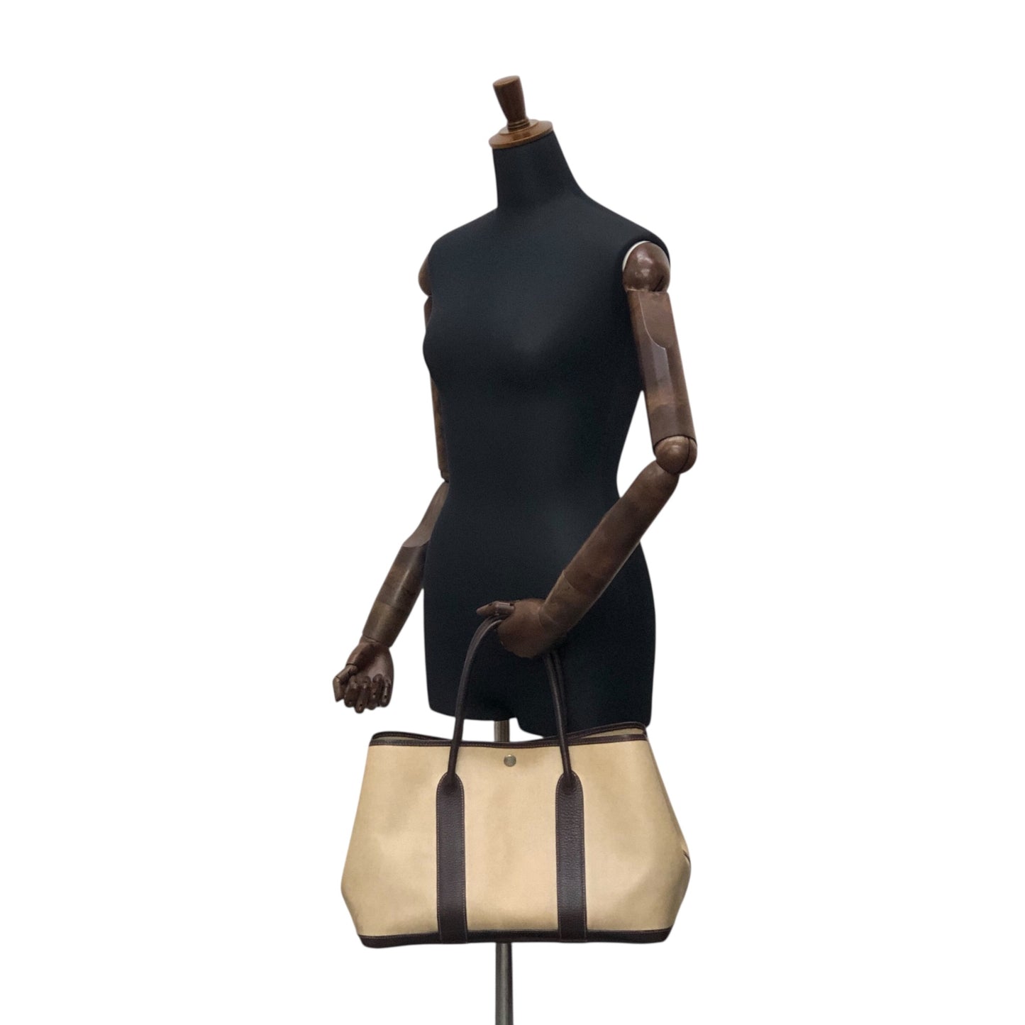 HERMES Totebag Beige Vintage ixgnpz