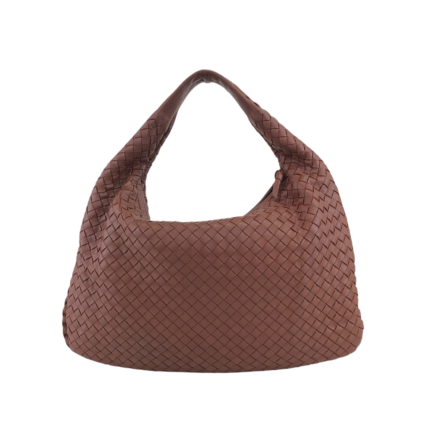 Bottega Veneta Intrecciato Shoulder bag Hobobag Brown Vintage dnw2ax