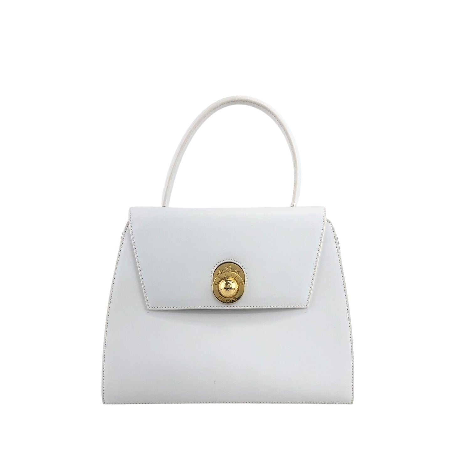CELINE Starball Handbag White Vintage 4tutme