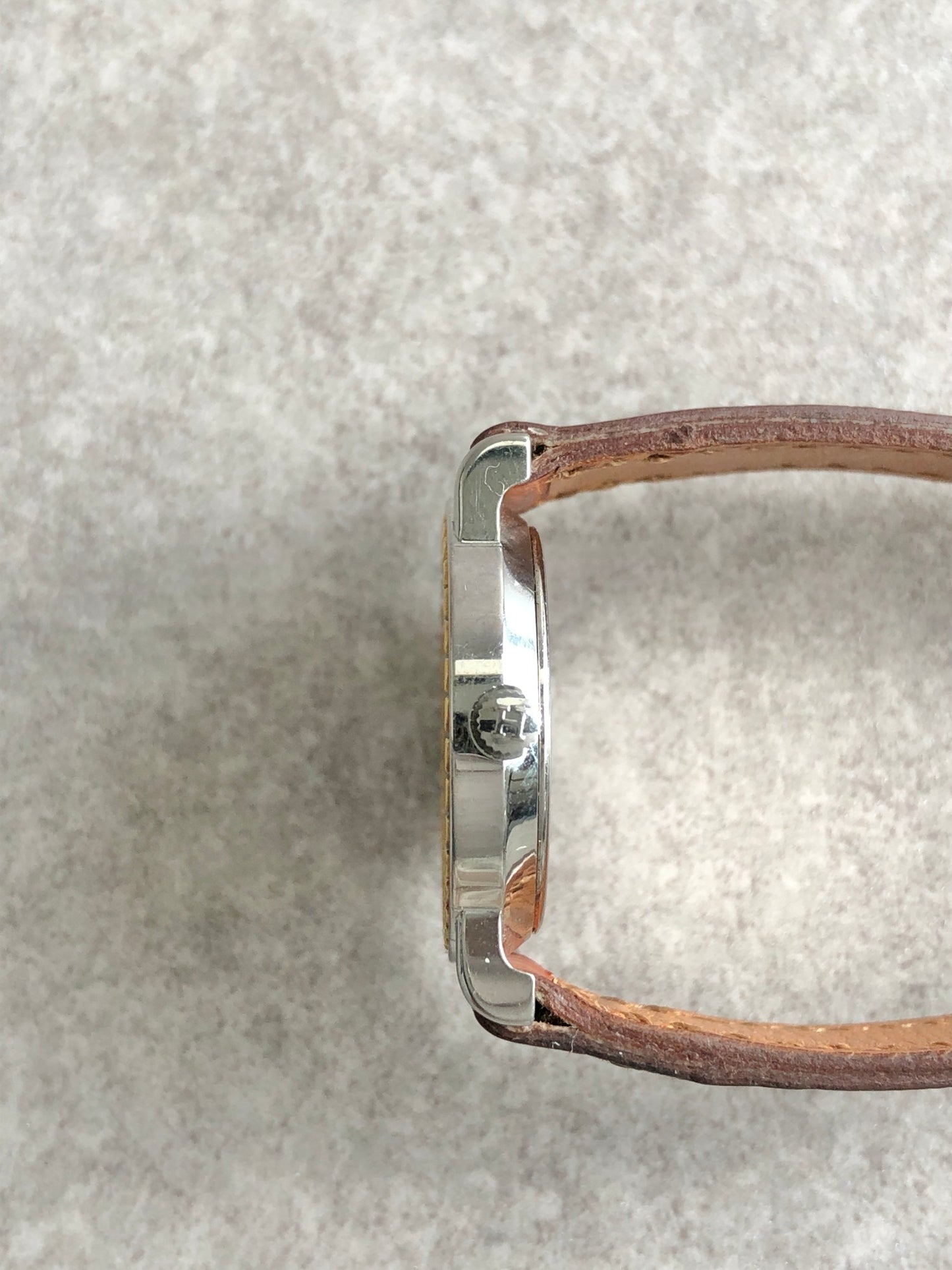 HERMES Serie Watch Brown Vintage pjrfdw