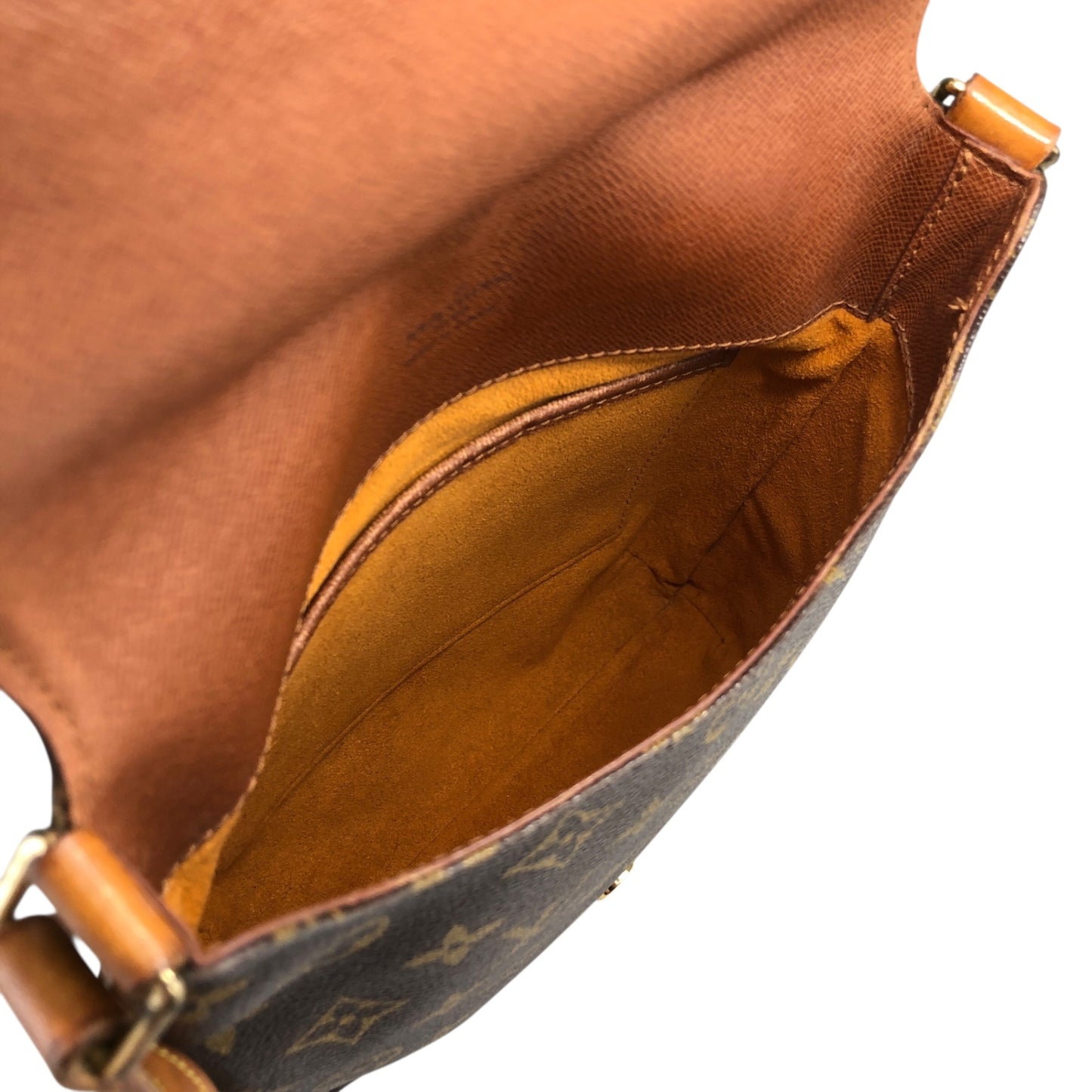 LOUIS VUITTON Monogram Shoulder bag Brown Vintage ga4vru