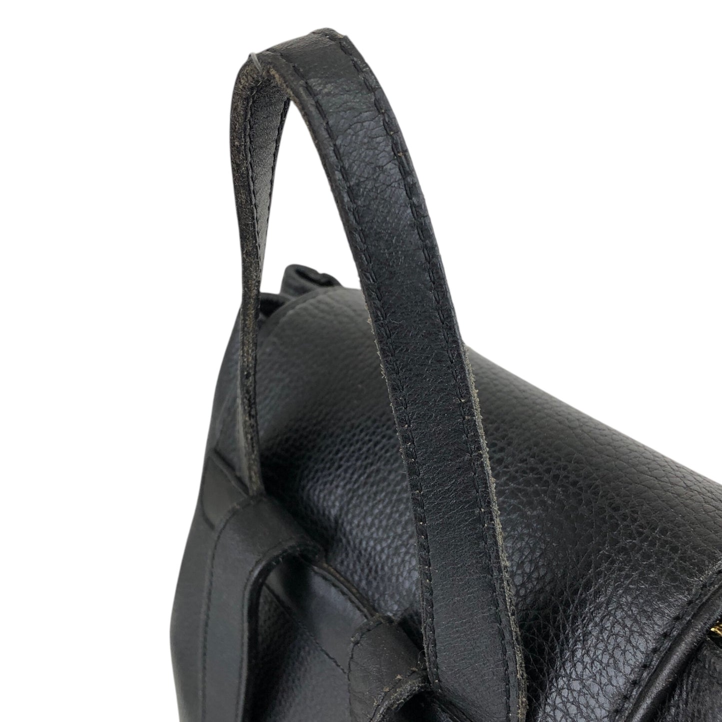 CELINE Toggle Clasp Backpack Black Vintage u7henu