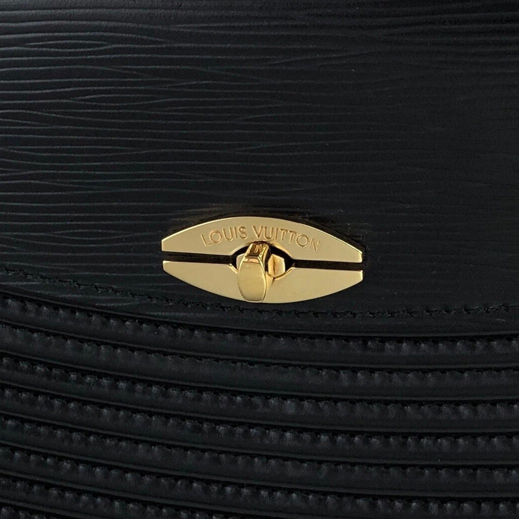 LOUIS VUITTON Epi 單肩包 黑色 M52562 復古 vdkgmn