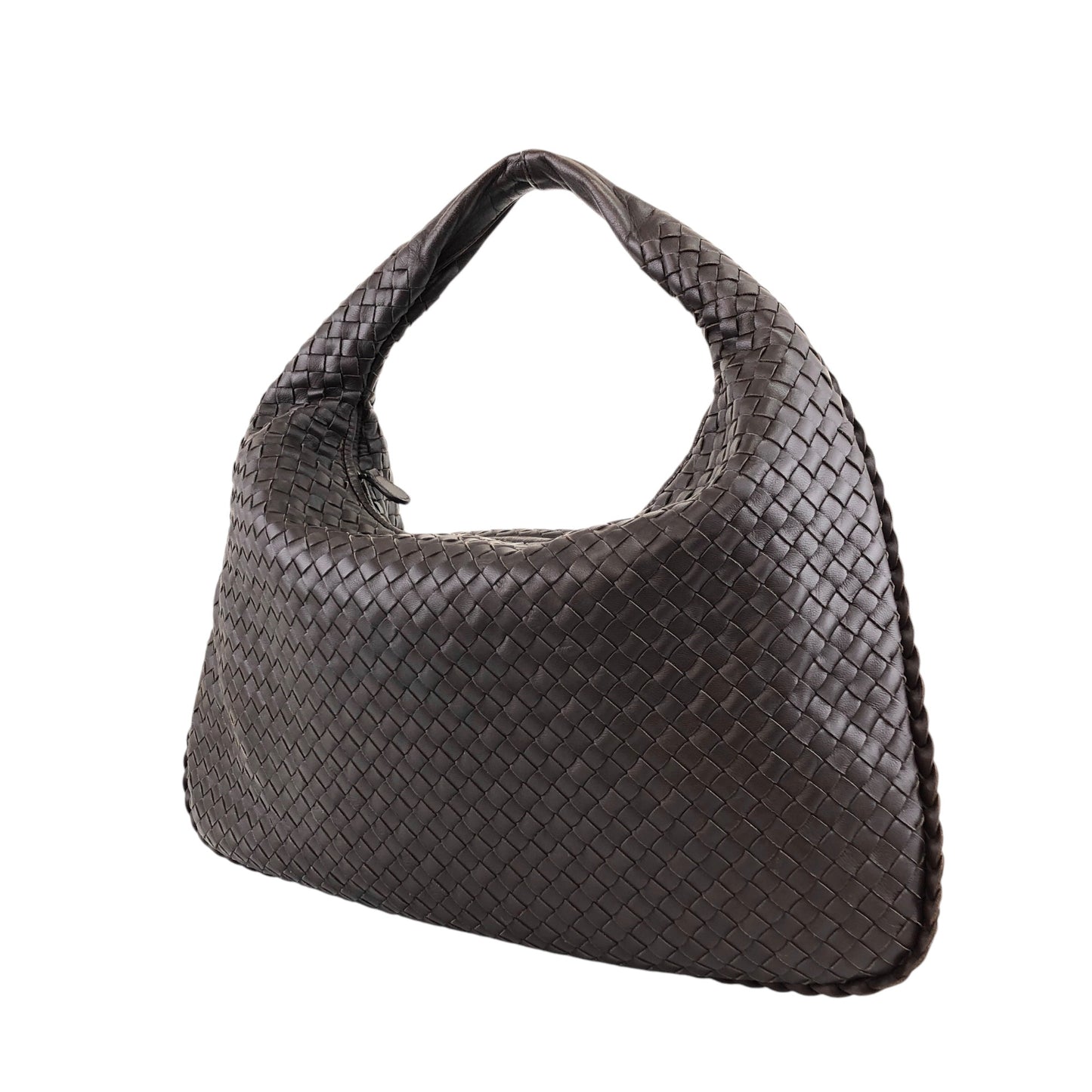 Bottega Veneta Intrecciato 單肩包 Hobobag 棕色 Vintage bmuhus