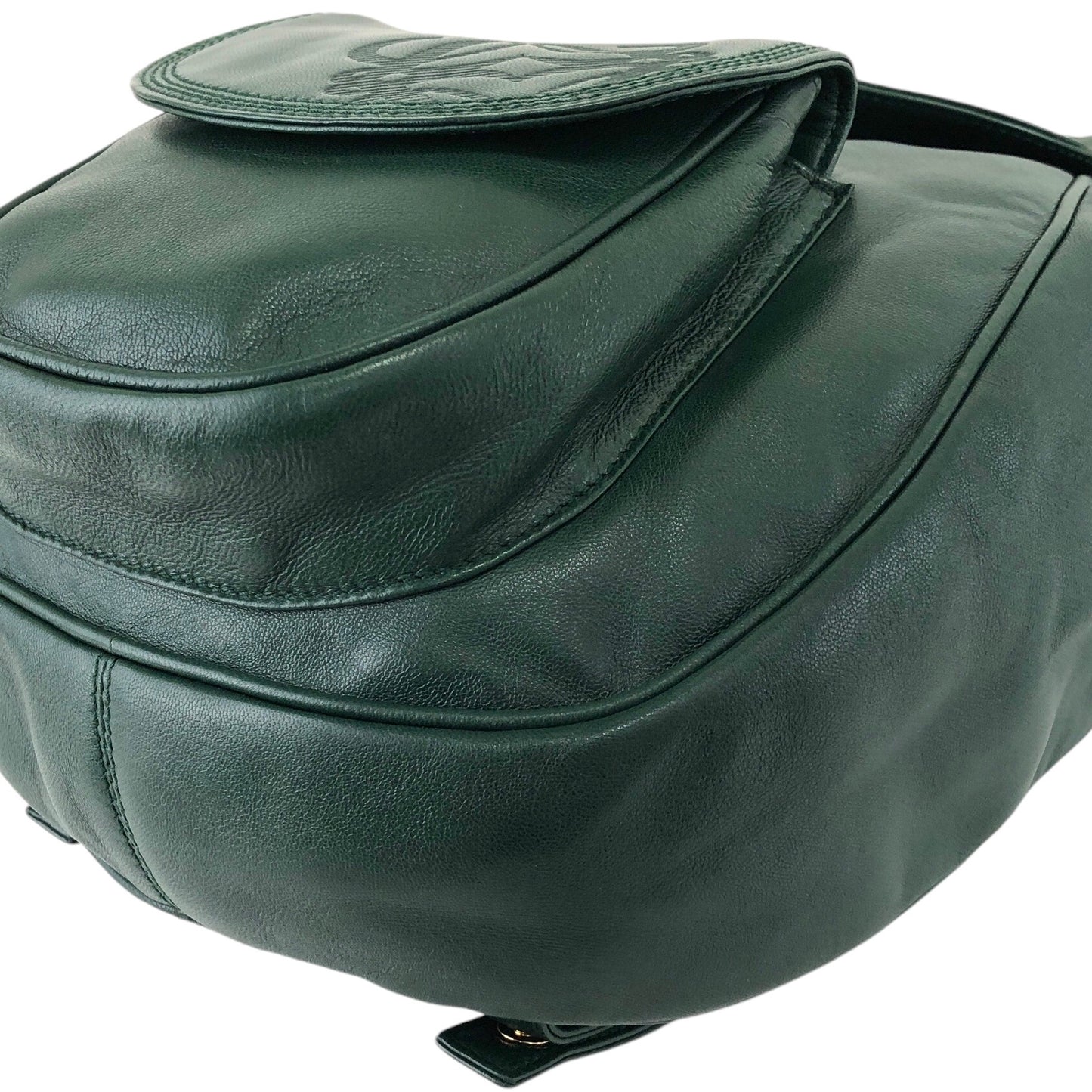 LOEWE Anagram 背包 綠色 復古 vmjtjf