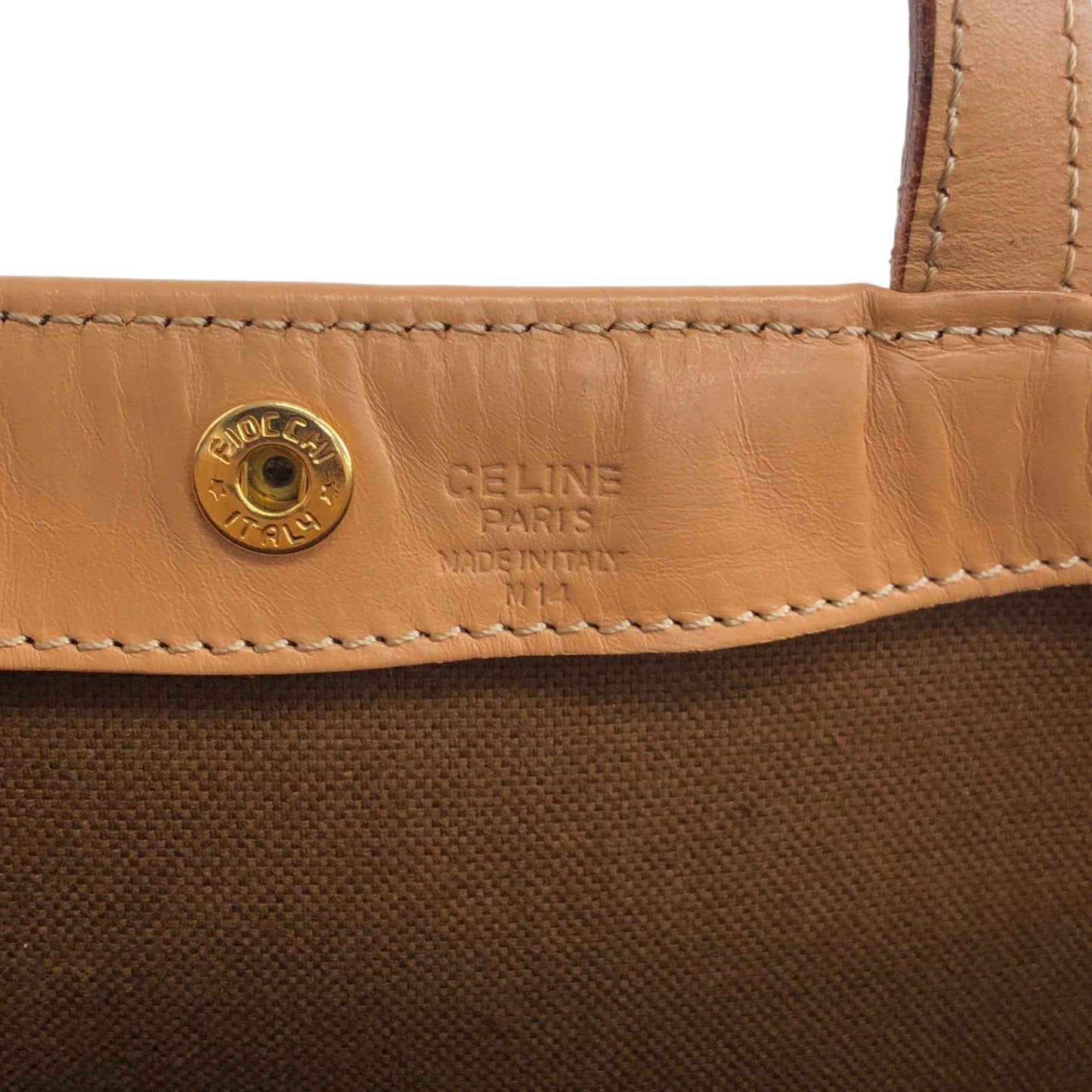 CELINE Macadam Blason Totebag Brown Vintage ppb7ty
