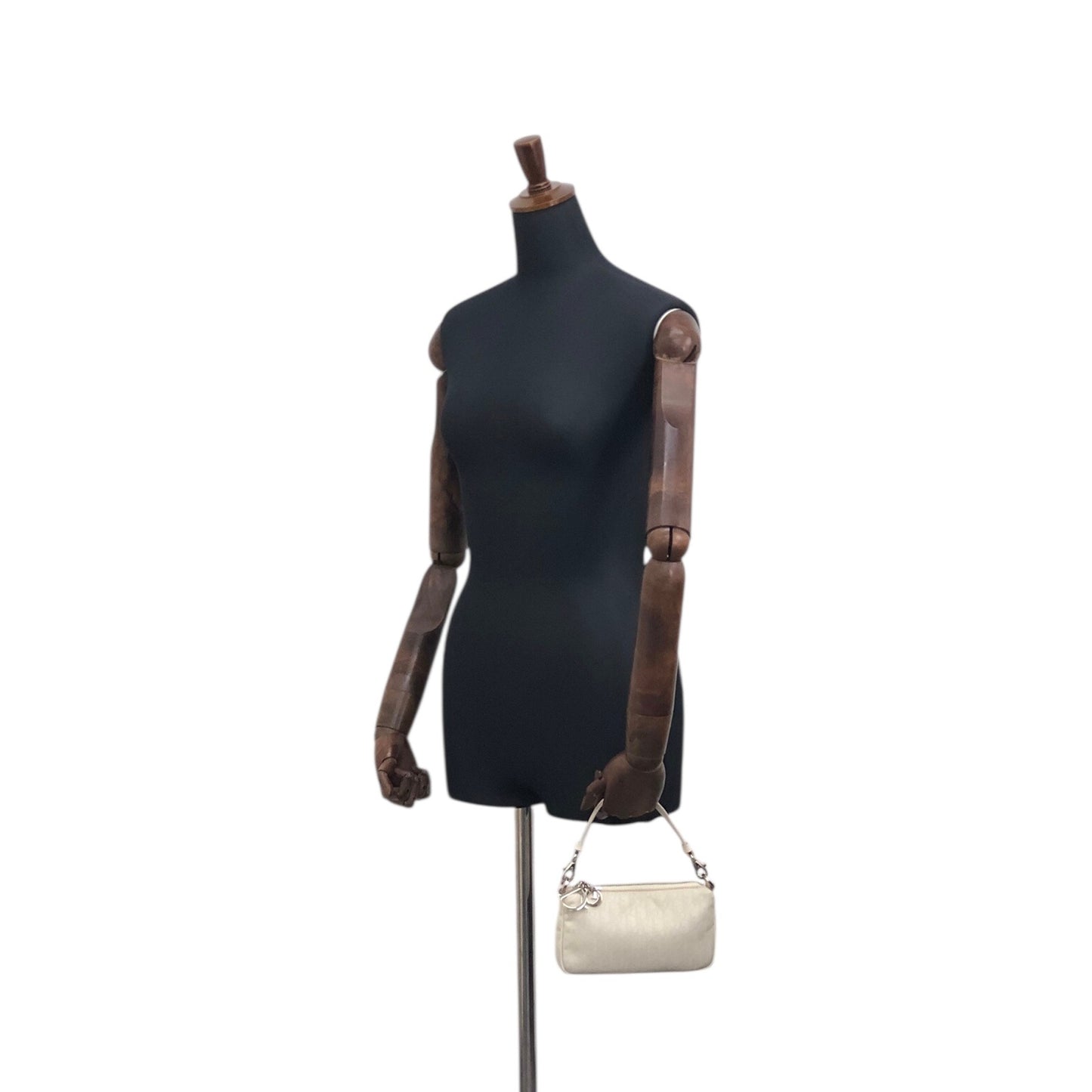 Christian Dior Trotter Charm 小手袋 白色 復古 bf3uw