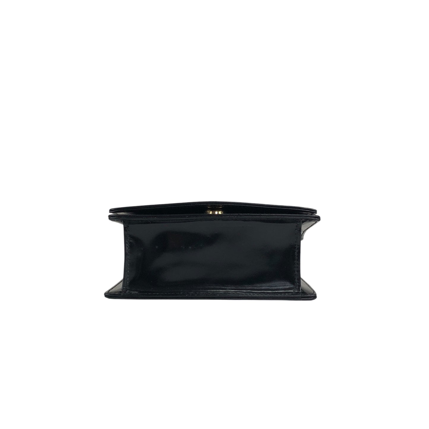 GIVENCHY Logo Chain Shoulder bag Black Vintage b6v468