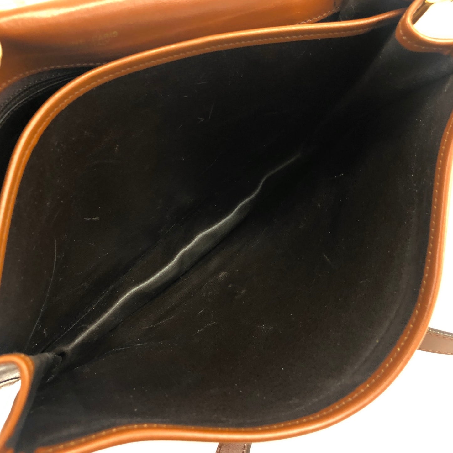 CELINE Macadam Blason Shoulder bag Brown Vintage aimcin