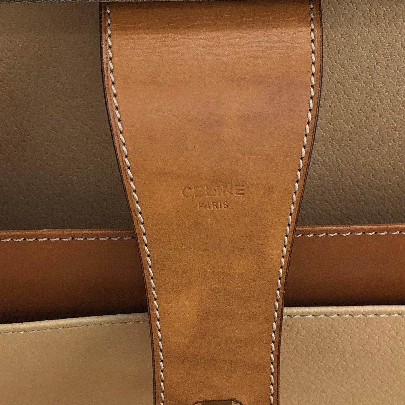 CELINE Macadam 手袋 Trunk Case 米色復古 mp7ck6