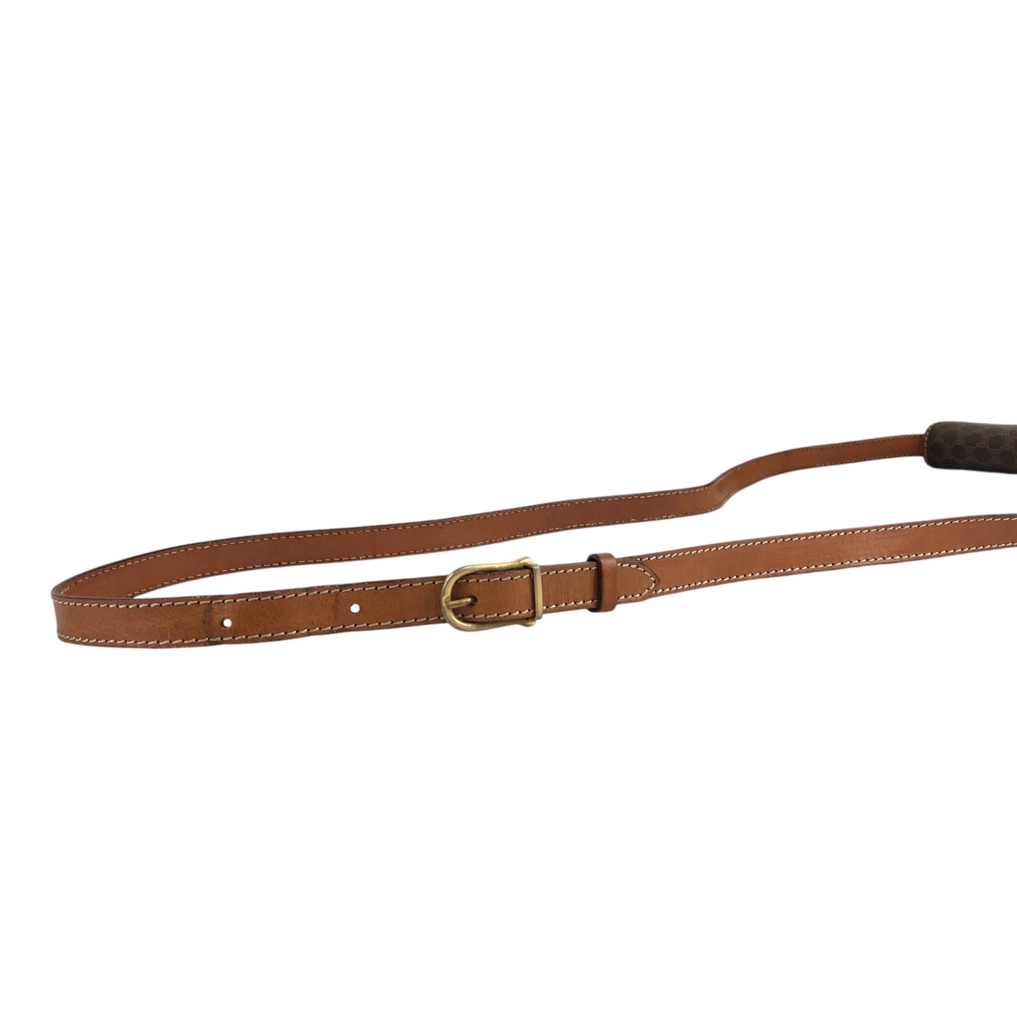 CELINE Macadam Blason Shoulder bag Brown Vintage ix2eki