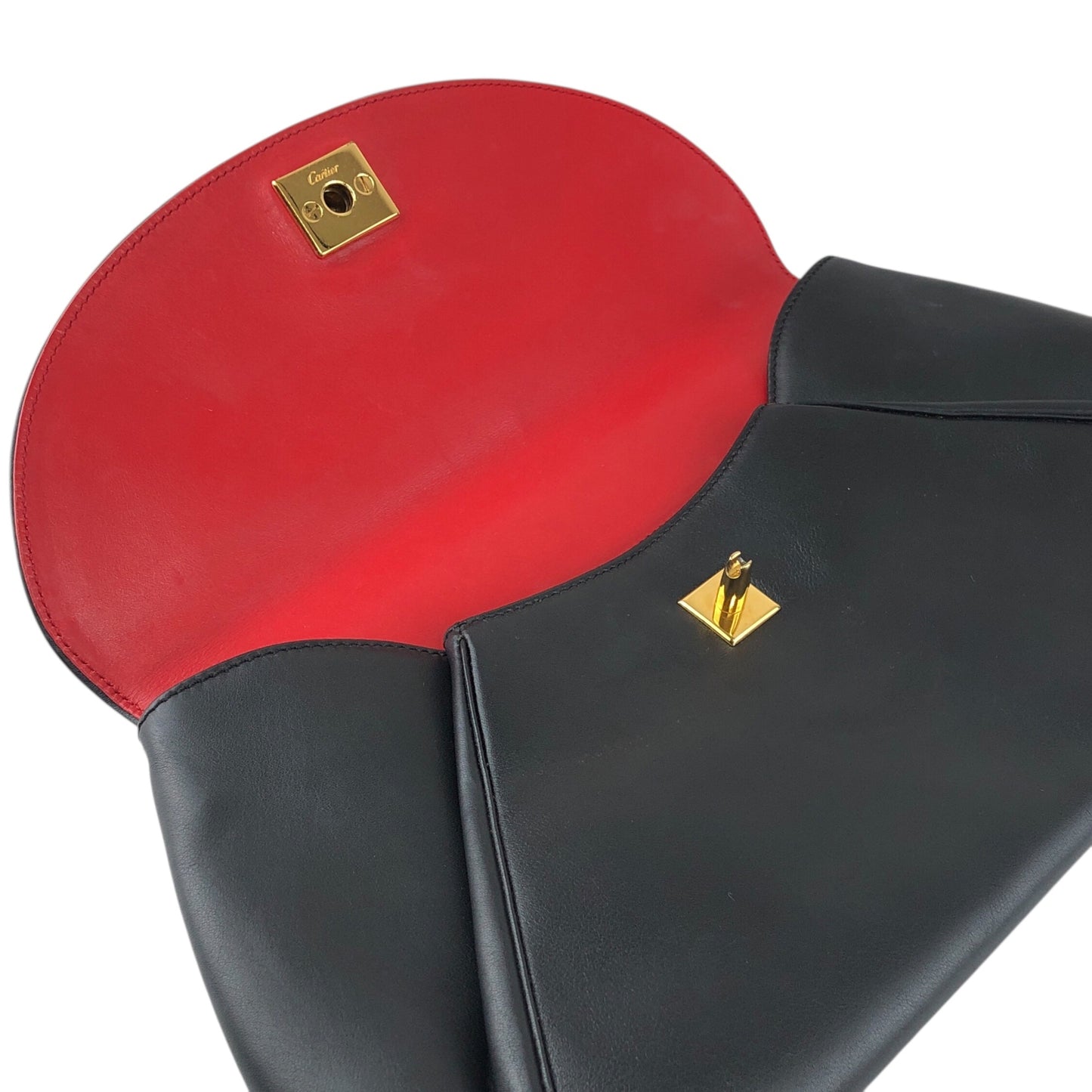 Cartier Clutch bag Black Vintage nhtgwj