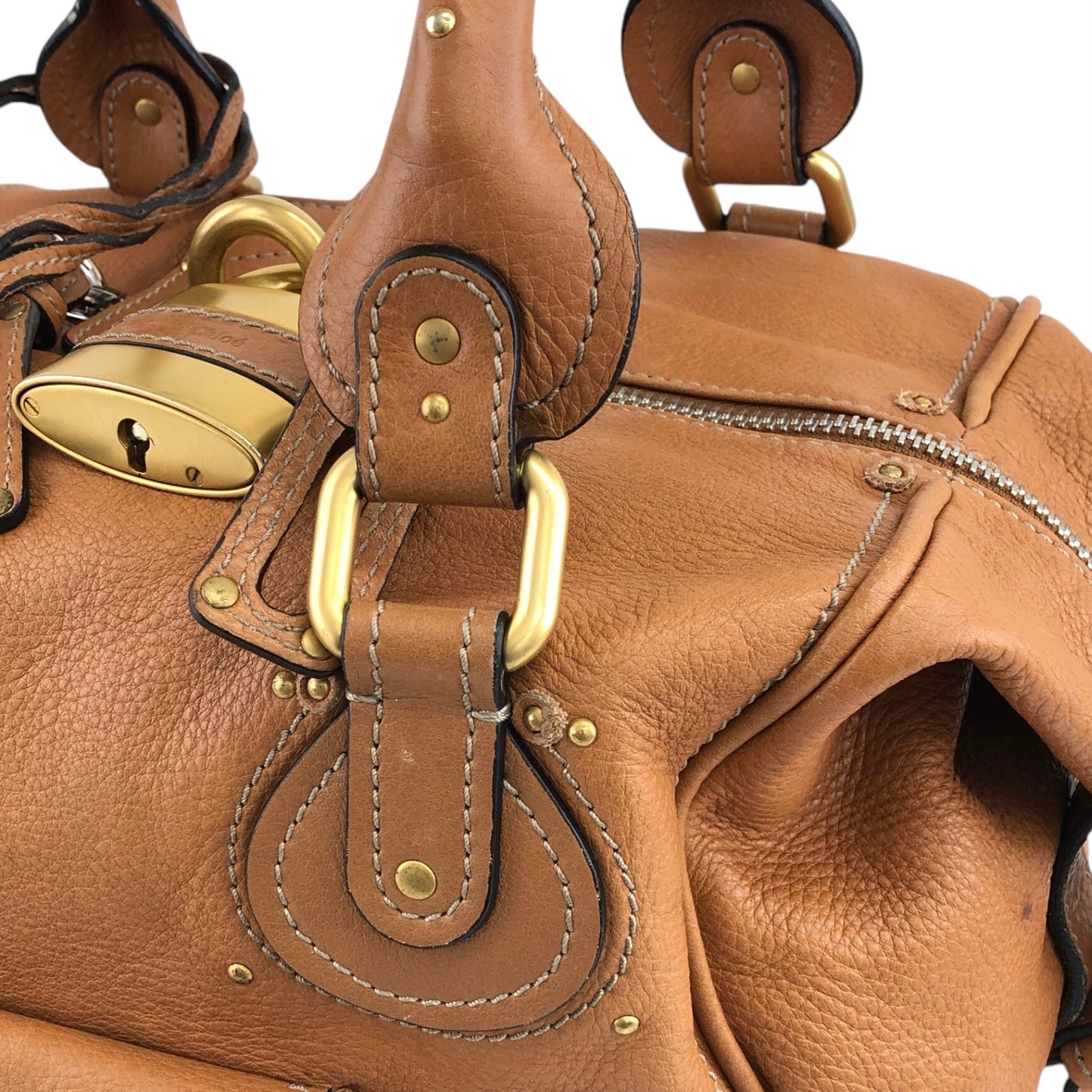 Chloe Handbag Brown Vintage chxesf