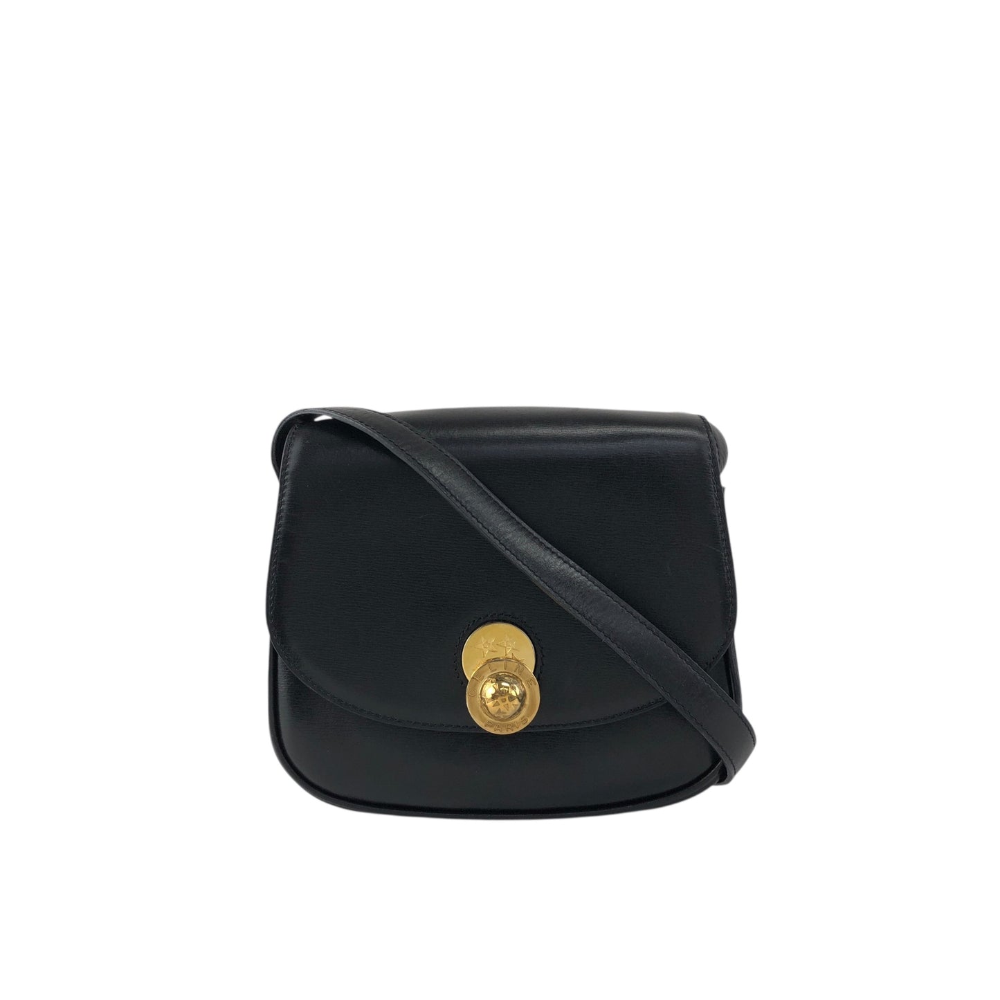 CELINE Starball Shoulder bag Black Vintage 7skrtb