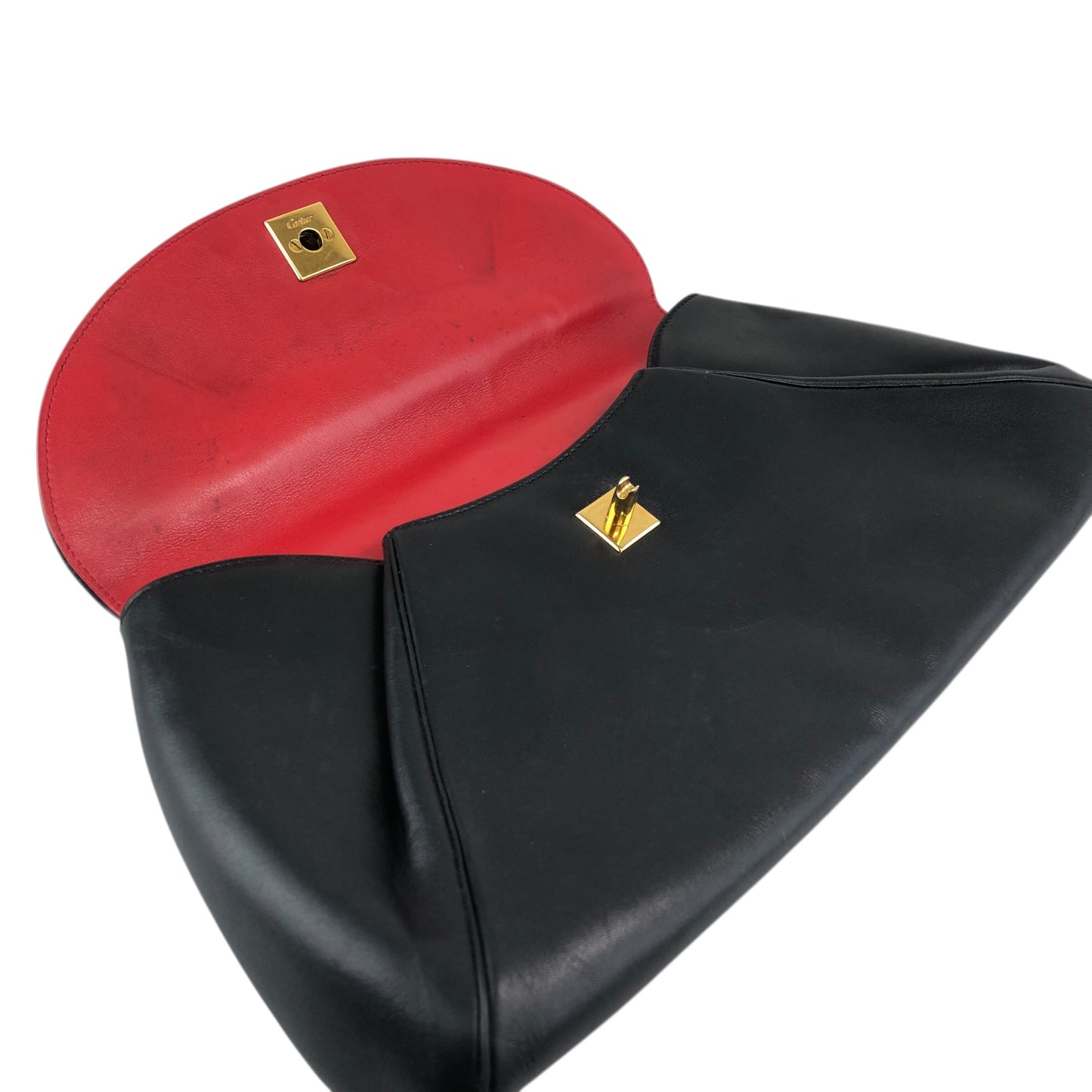 Cartier Clutch bag Black Vintage izesz7