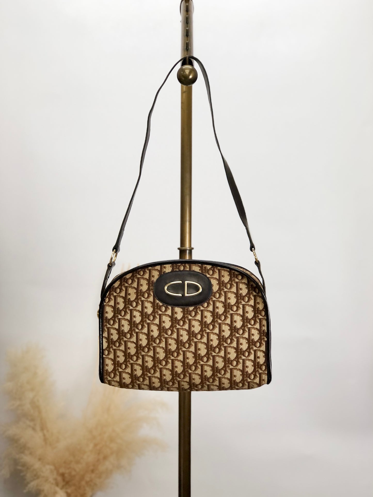 Christian Dior Trotter Shoulder bag Brown Vintage hxyich