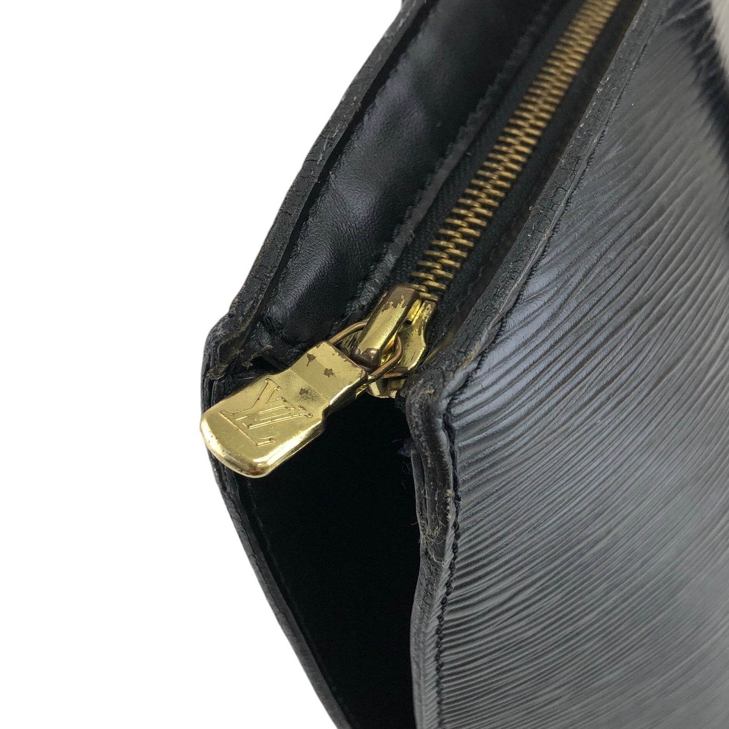 LOUIS VUITTON Epi 單肩包 托特包 黑色 復古 mgzr84