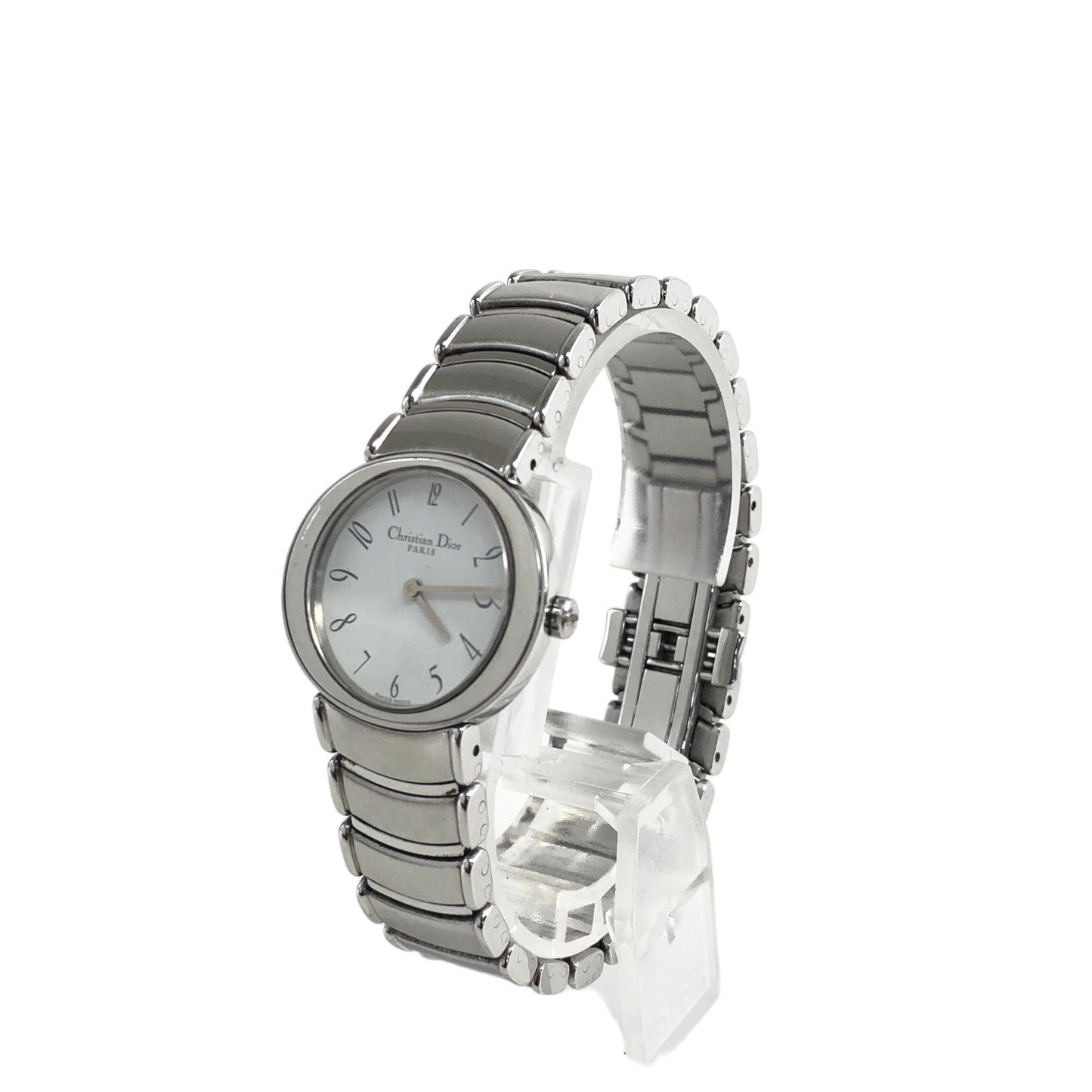 Christian Dior D76-100 石英手錶銀色復古 ex8f3v