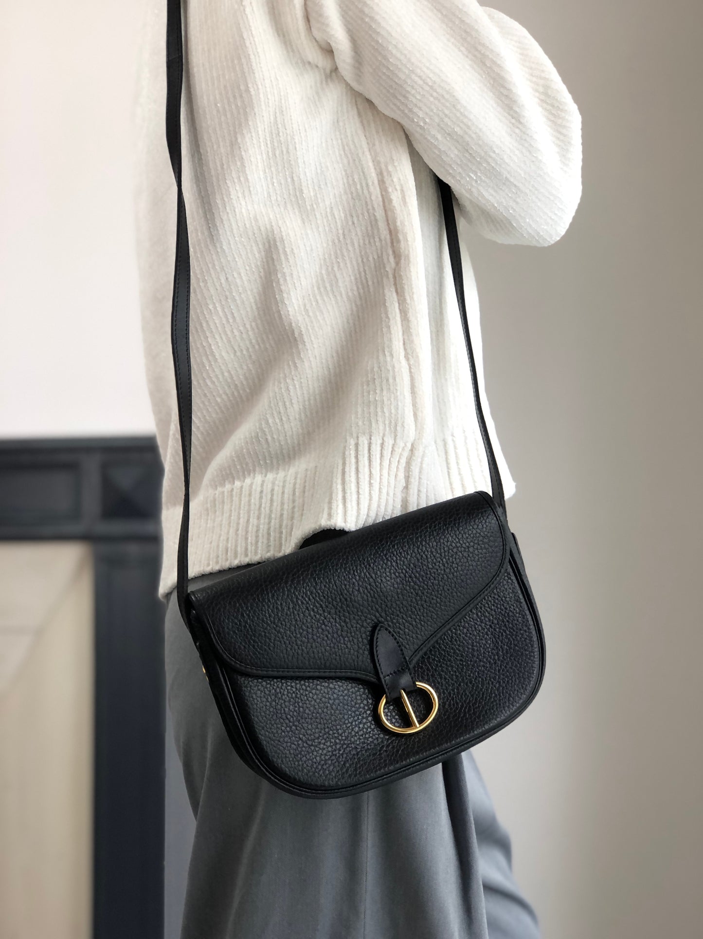 Christian Dior Shoulder bag Black Vintage mvpe5j