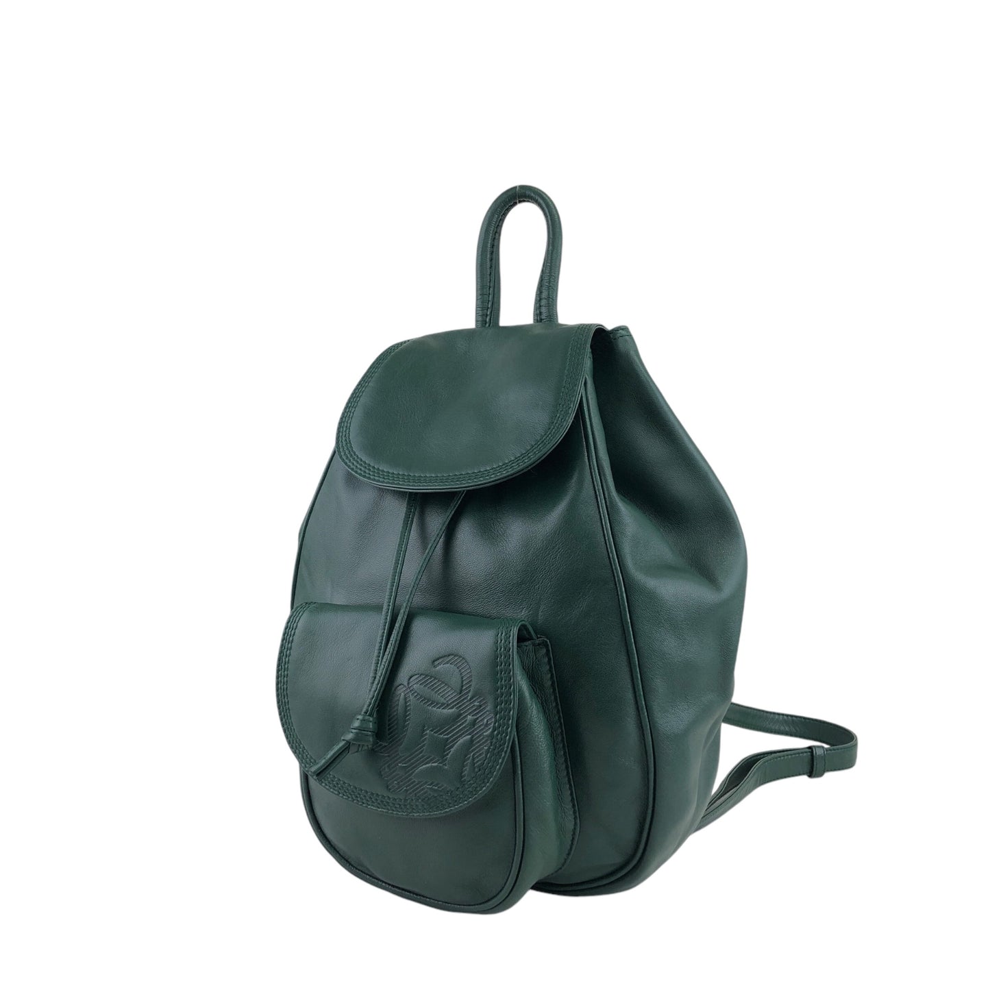LOEWE Anagram 背包 綠色 復古 vmjtjf