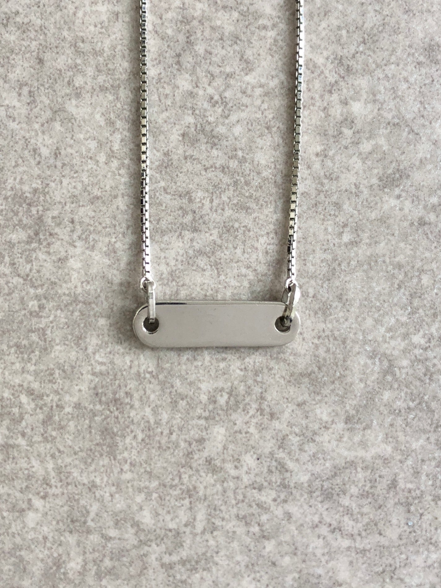 Christian Dior Logo Motif Necklace Silver Vintage x5zjcp