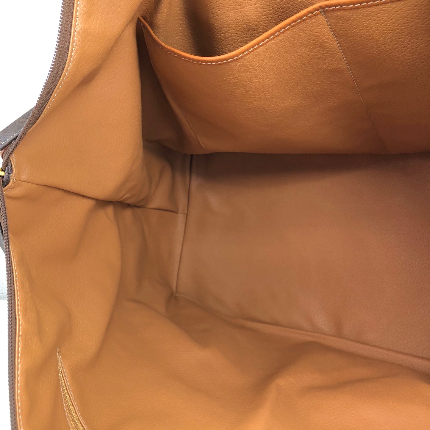 CELINE Macadam Handbag Boston bag Brown Vintage tj7utz