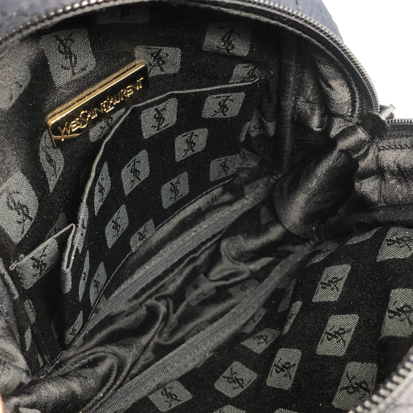 Yves Saint Laurent YSL Logo 手袋 海軍藍 復古 xszhdk