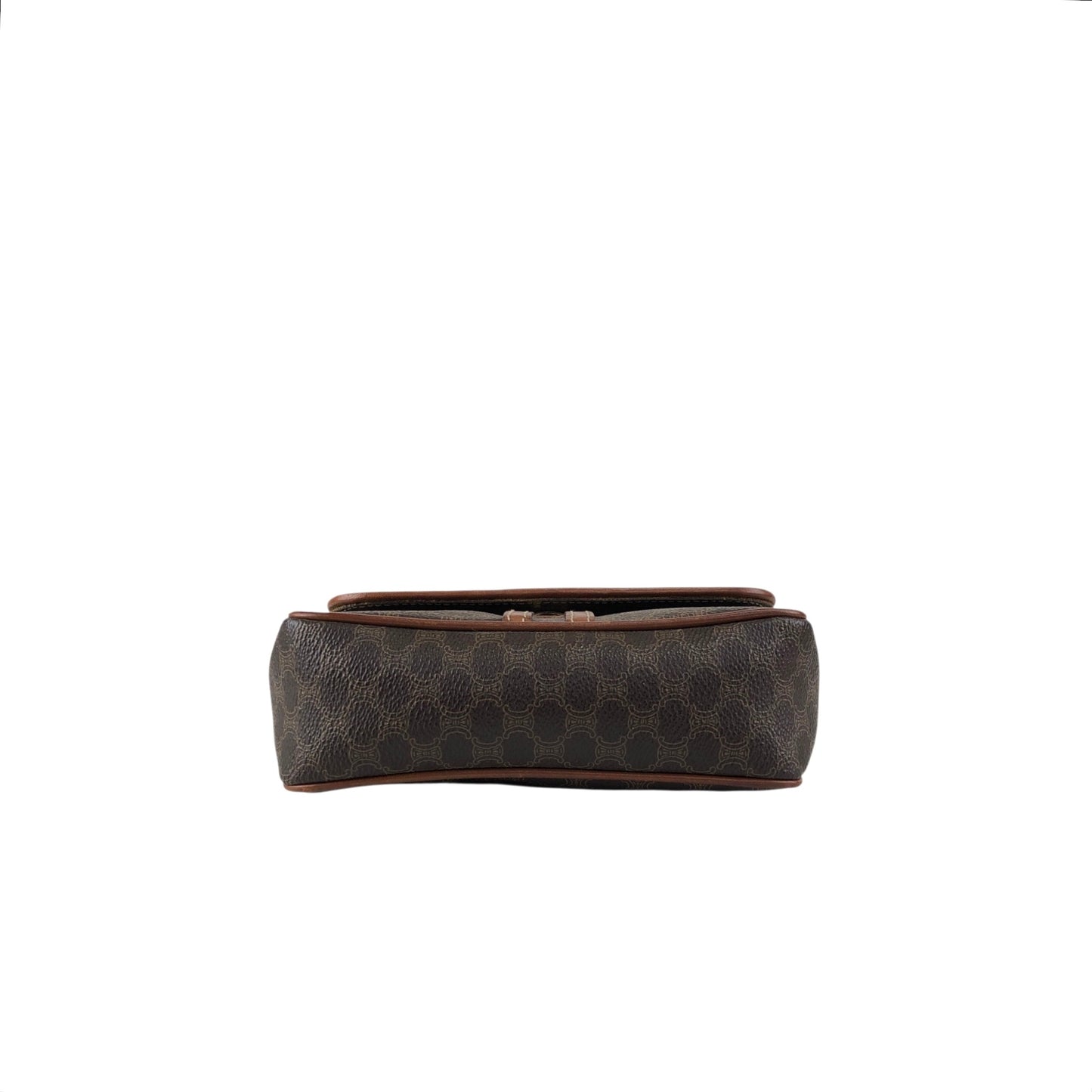 CELINE Macadam Blason Shoulder bag Brown Vintage y3mg84