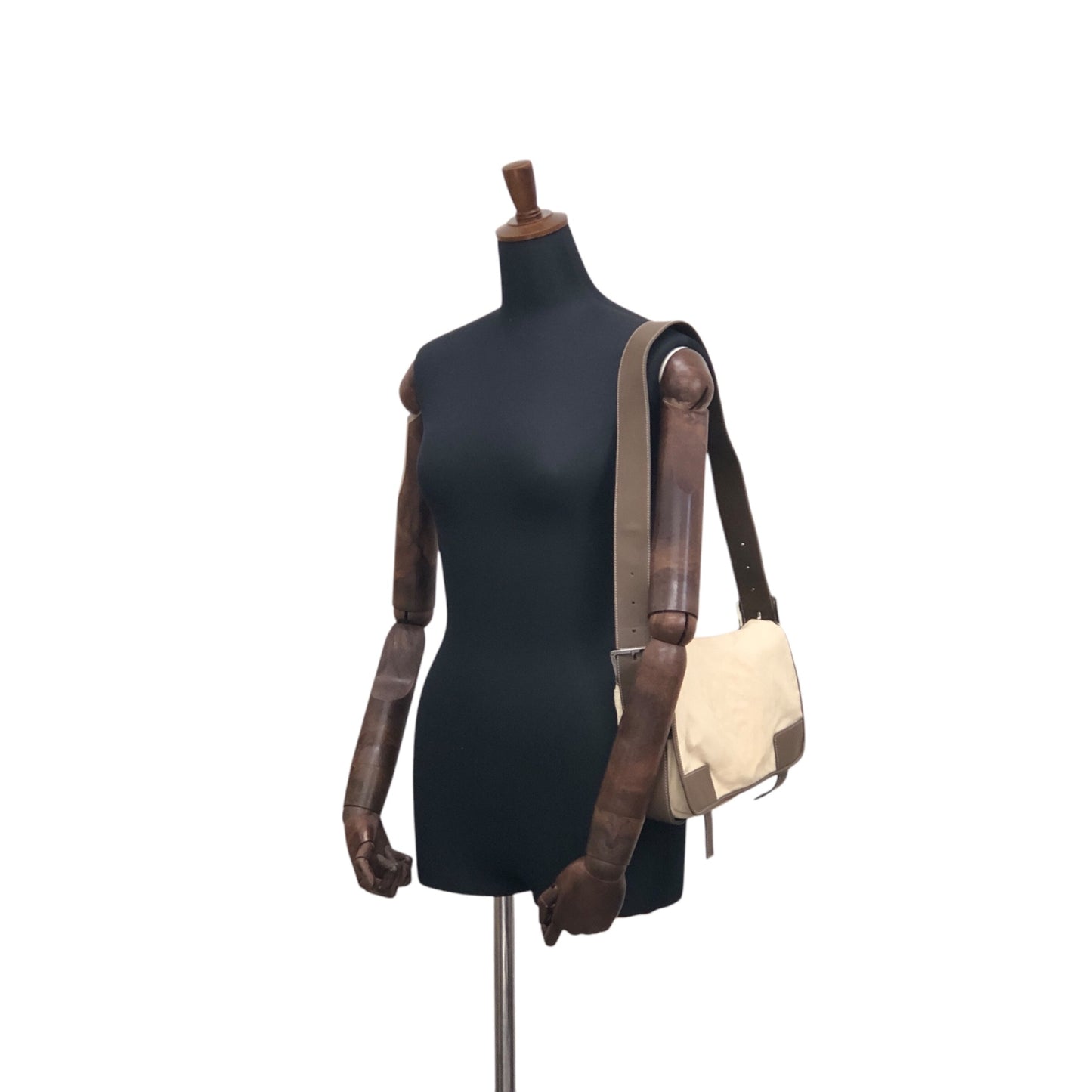 LOEWE Anagram Shoulder bag Beige Vintage u8w446