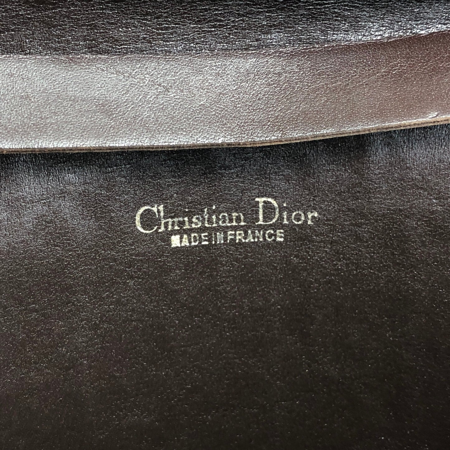 Christian Dior Trotter Chain 單肩包 棕色 復古 mdfdd4