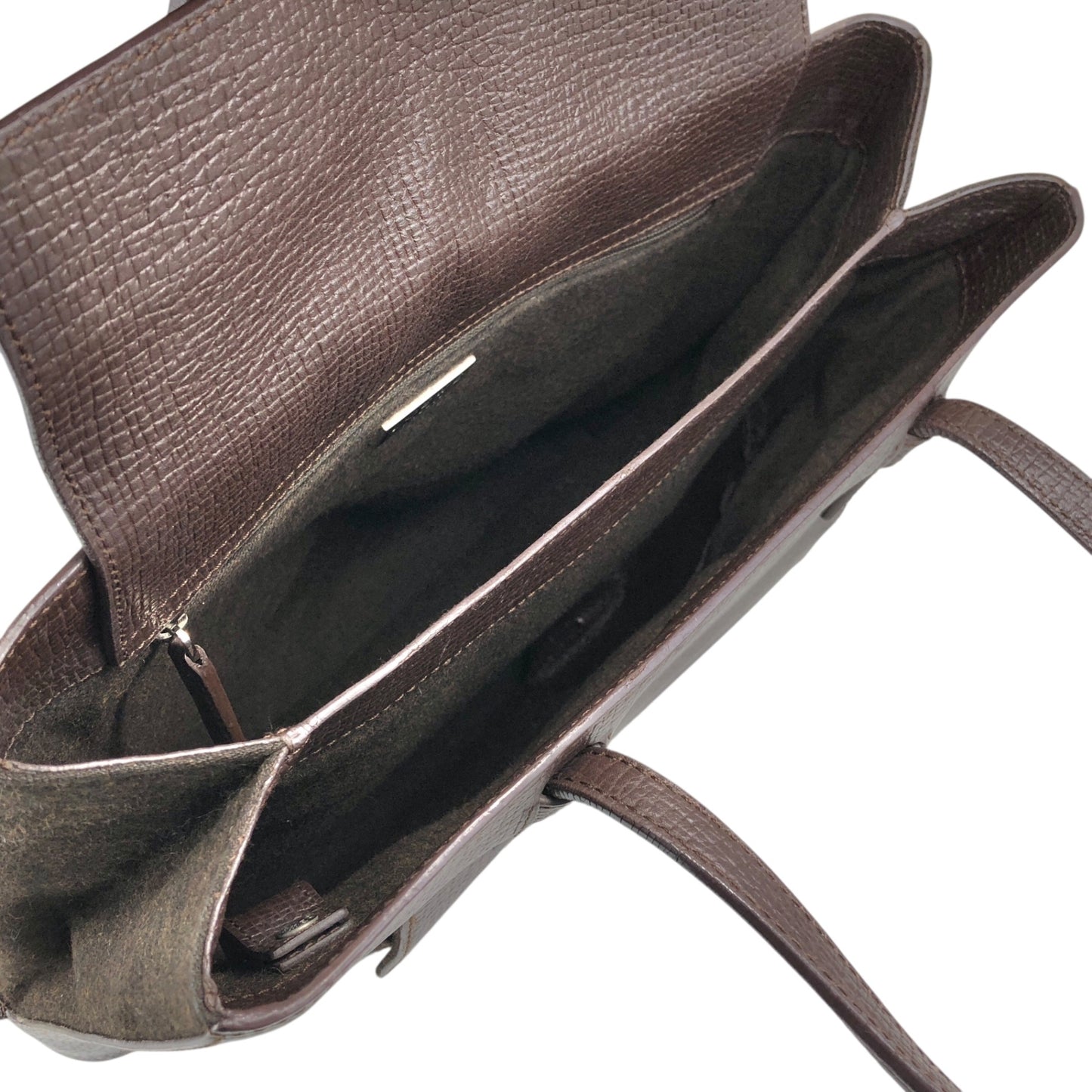 LOEWE Logo Embossed Handbag Brown Vintage zfvfp7