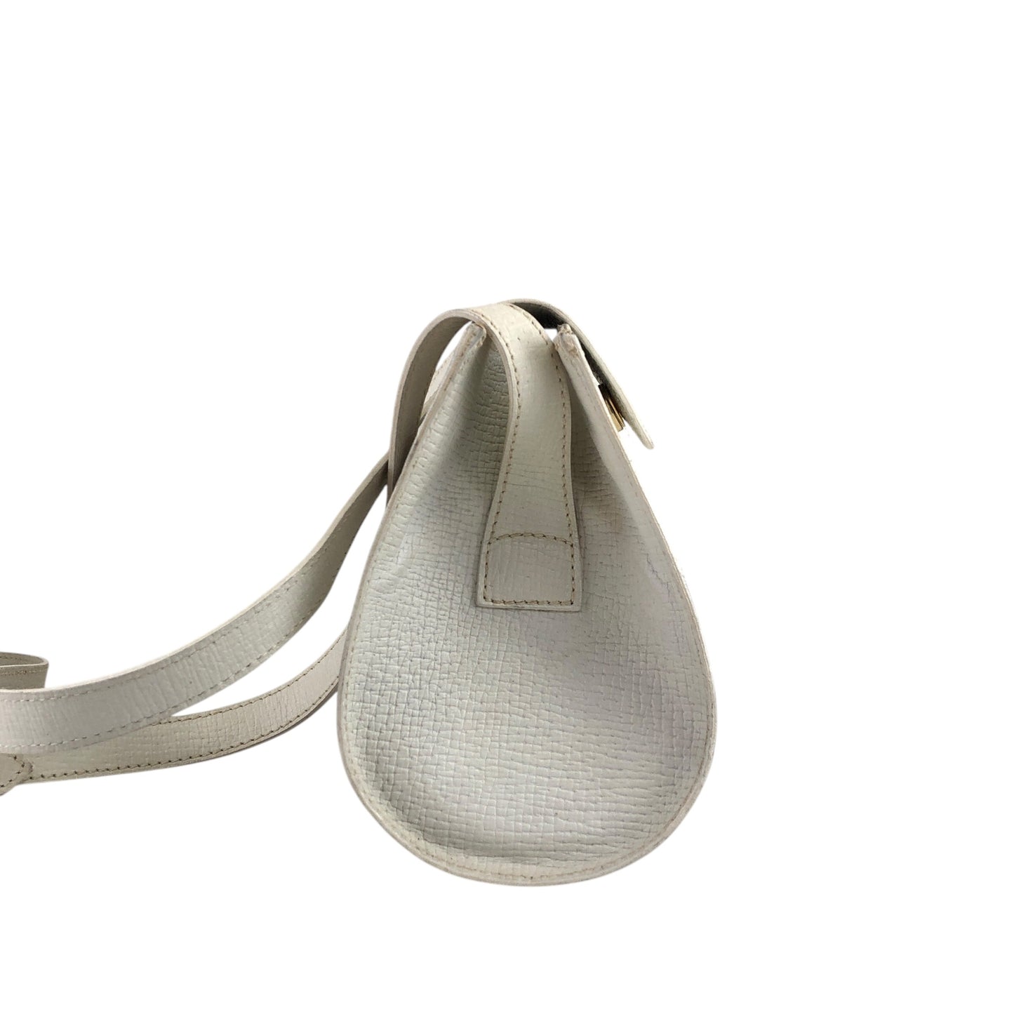 LOEWE Logo Embossed Shoulder bag Ivory Vintage sj6yij