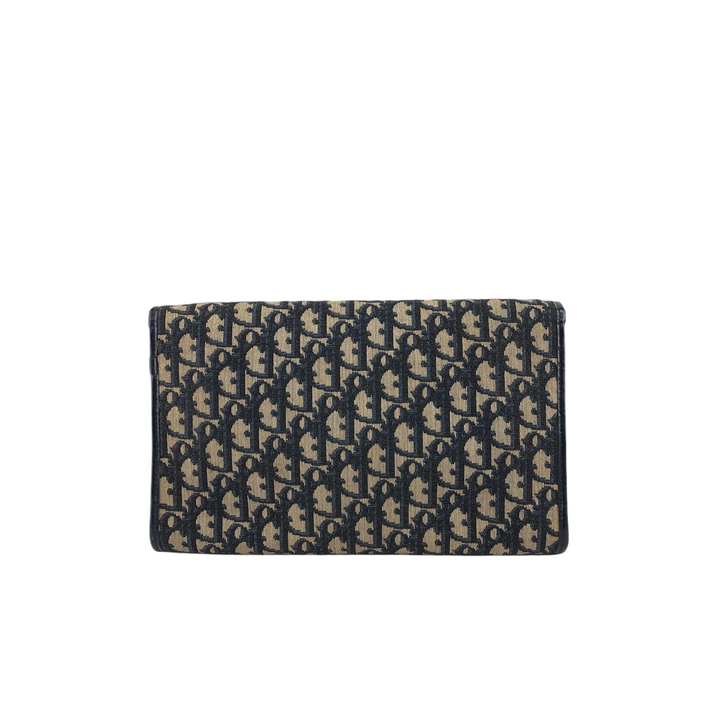 Christian Dior Trotter Chain Shoulder bag Navy Vintage xsjebd