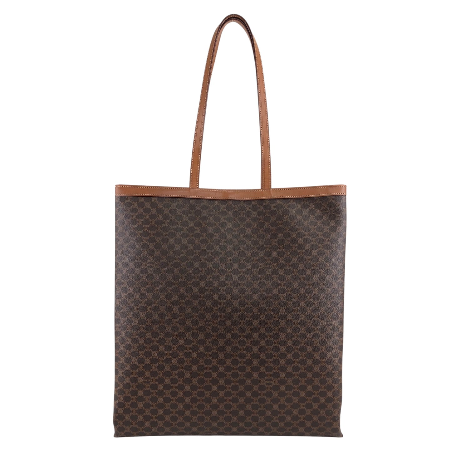 CELINE Macadam Blason Totebag Brown Vintage itx5ur