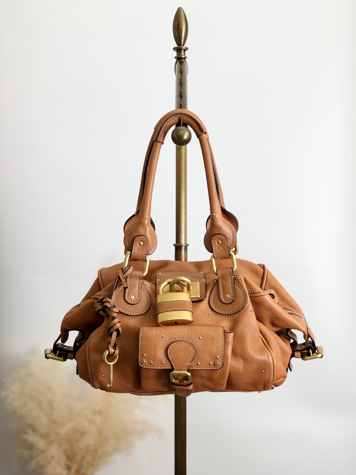 Chloe Handbag Brown Vintage chxesf