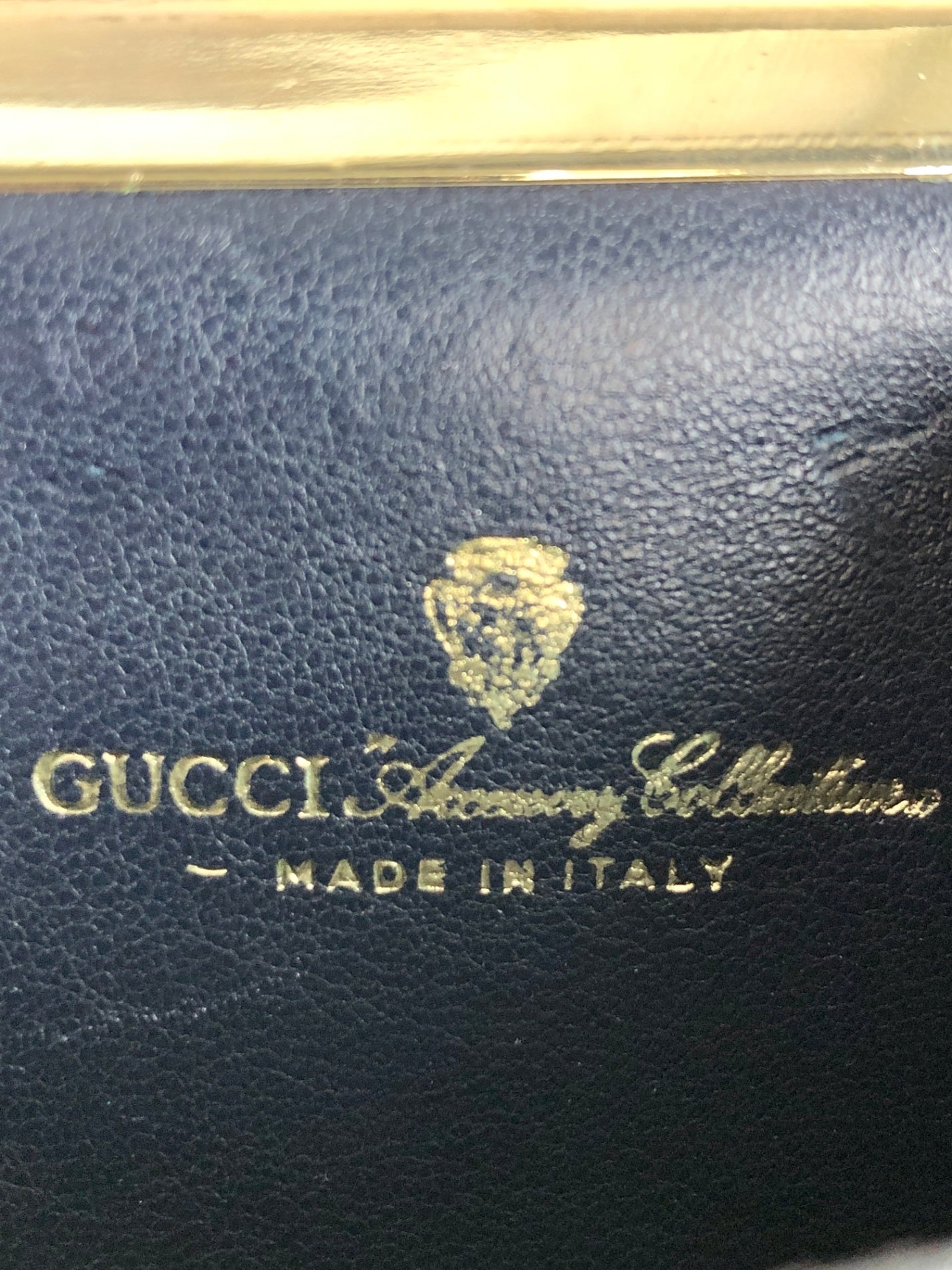GUCCI Sherry Line 零錢包 海軍藍 復古款 5bzb3p