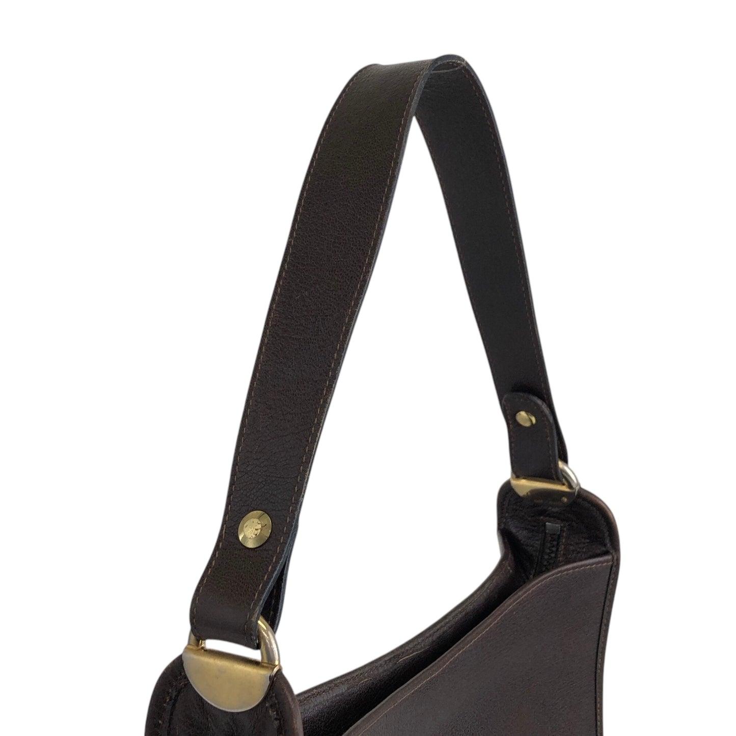 CELINE Triomphe Shoulder bag Brown Vintage n5nm5m