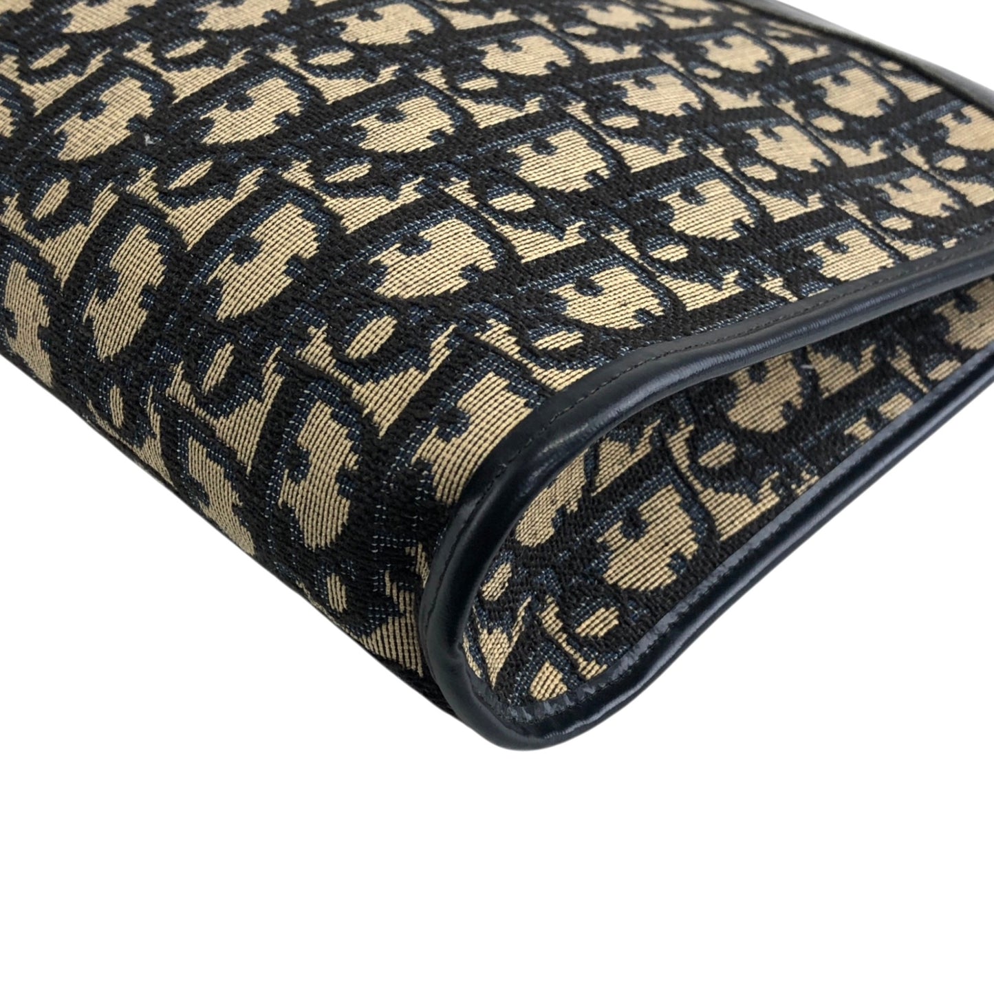 Christian Dior Trotter Shoulder bag Navy Vintage s83xi3