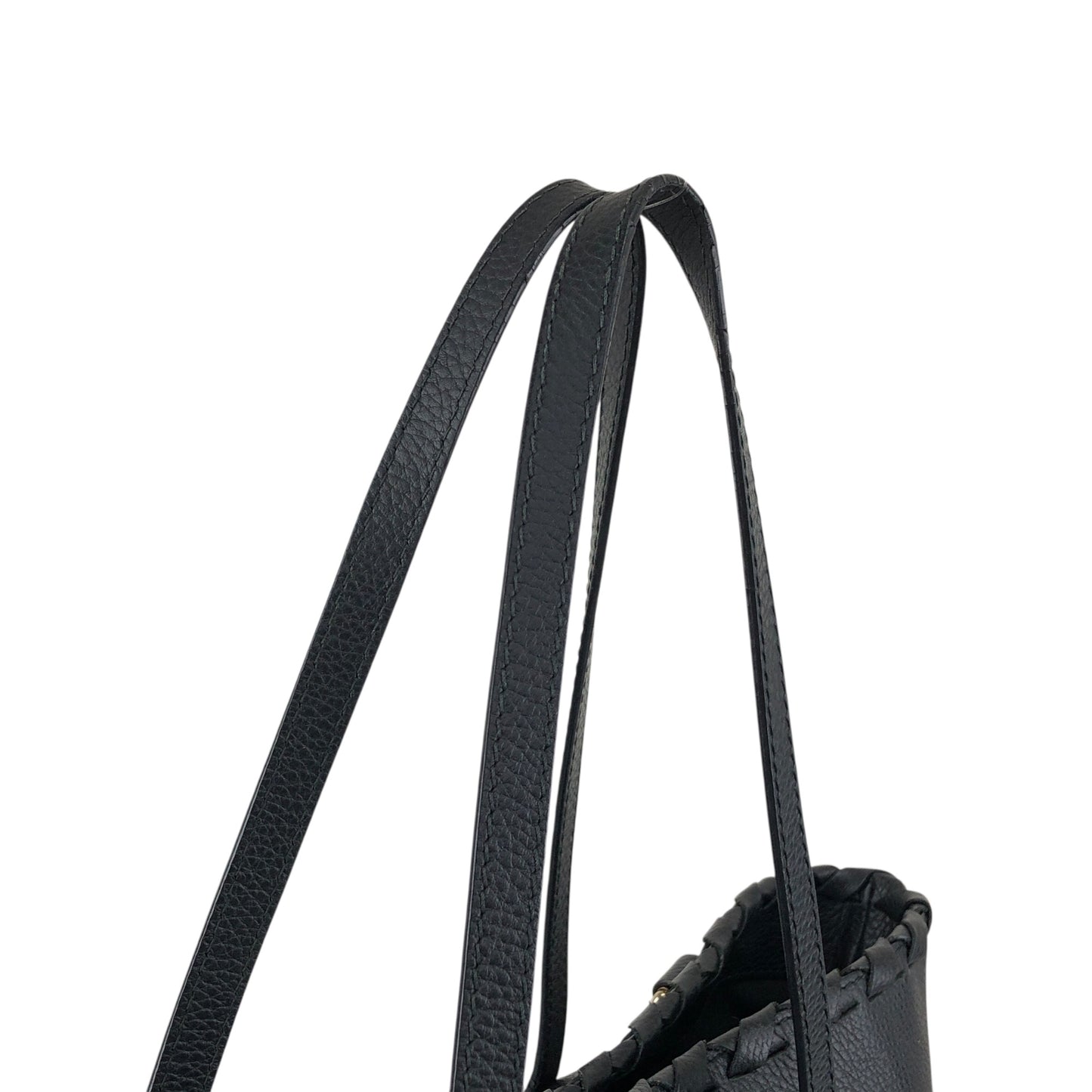 GUCCI Bamboo Totebag Black Vintage 5j436w