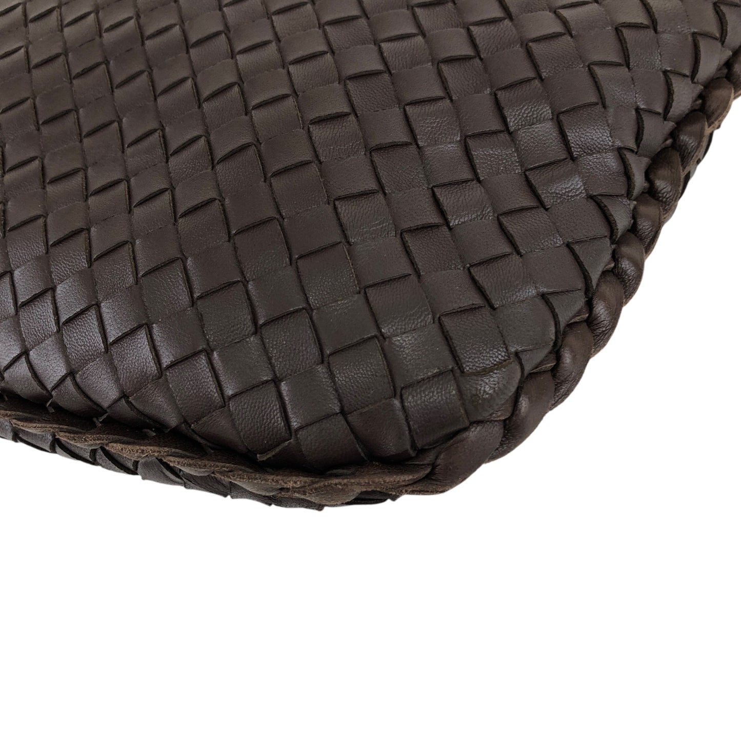 Bottega Veneta Intrecciato 單肩包 Hobobag 棕色 復古 p4gezk