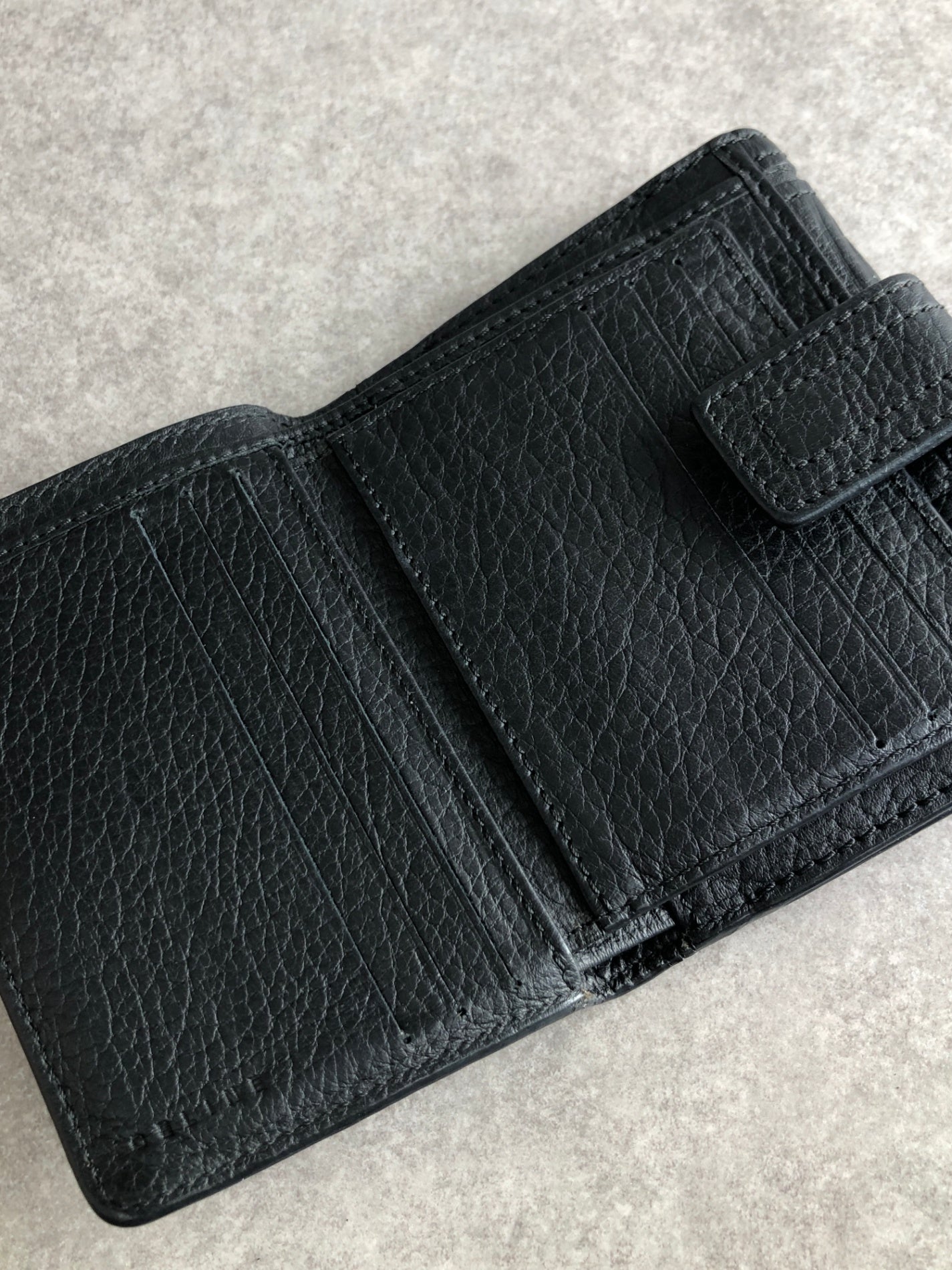 CELINE Blason Folded Wallet Black Vintage rd5jjk