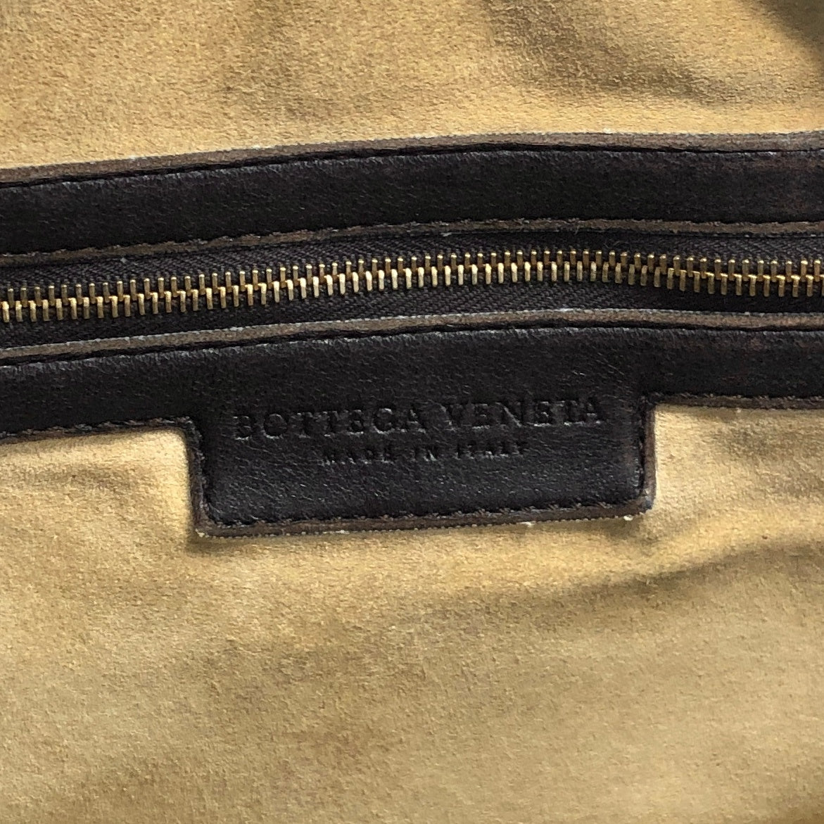 Bottega Veneta Intrecciato Hobobag Handbag Brown Vintage tm87cp