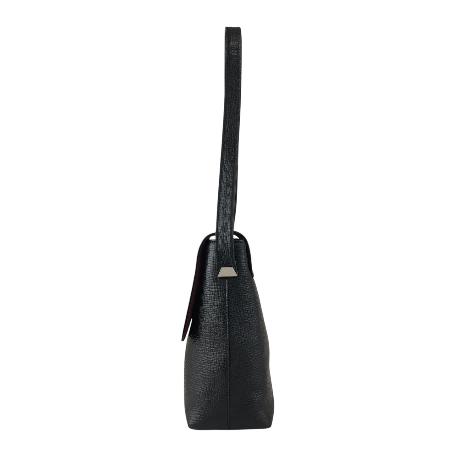 LOEWE Logo Embossed Handbag Shoulder bag Black Vintage rpd54b