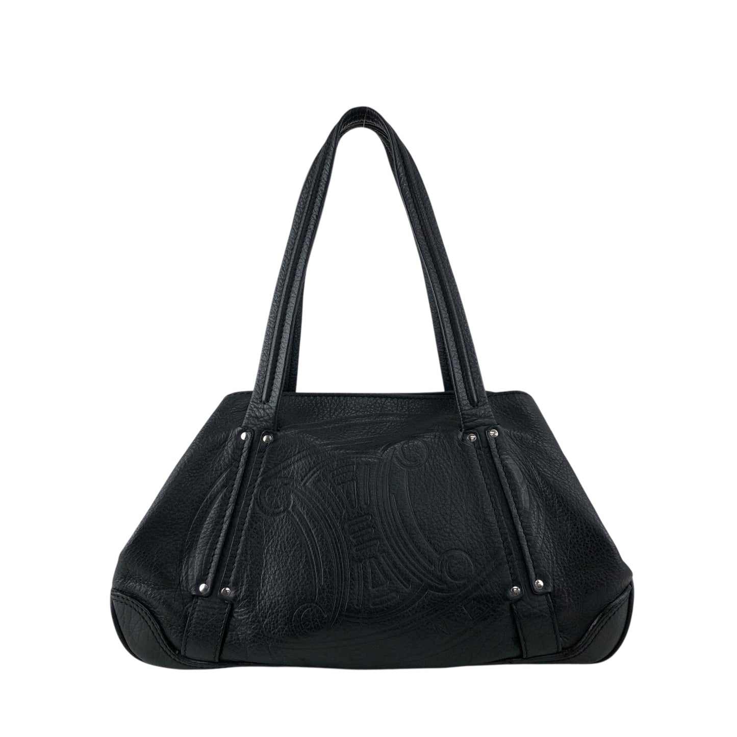 CELINE Blason Totebag Black Vintage si5ave