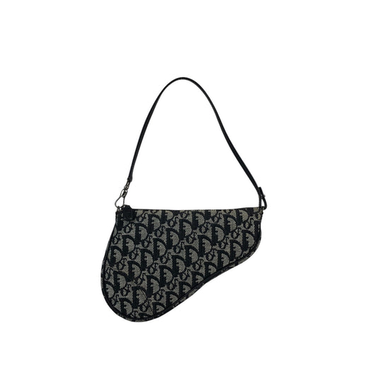 Christian Dior Trotter Shoulder bag Black Vintage rnufs3