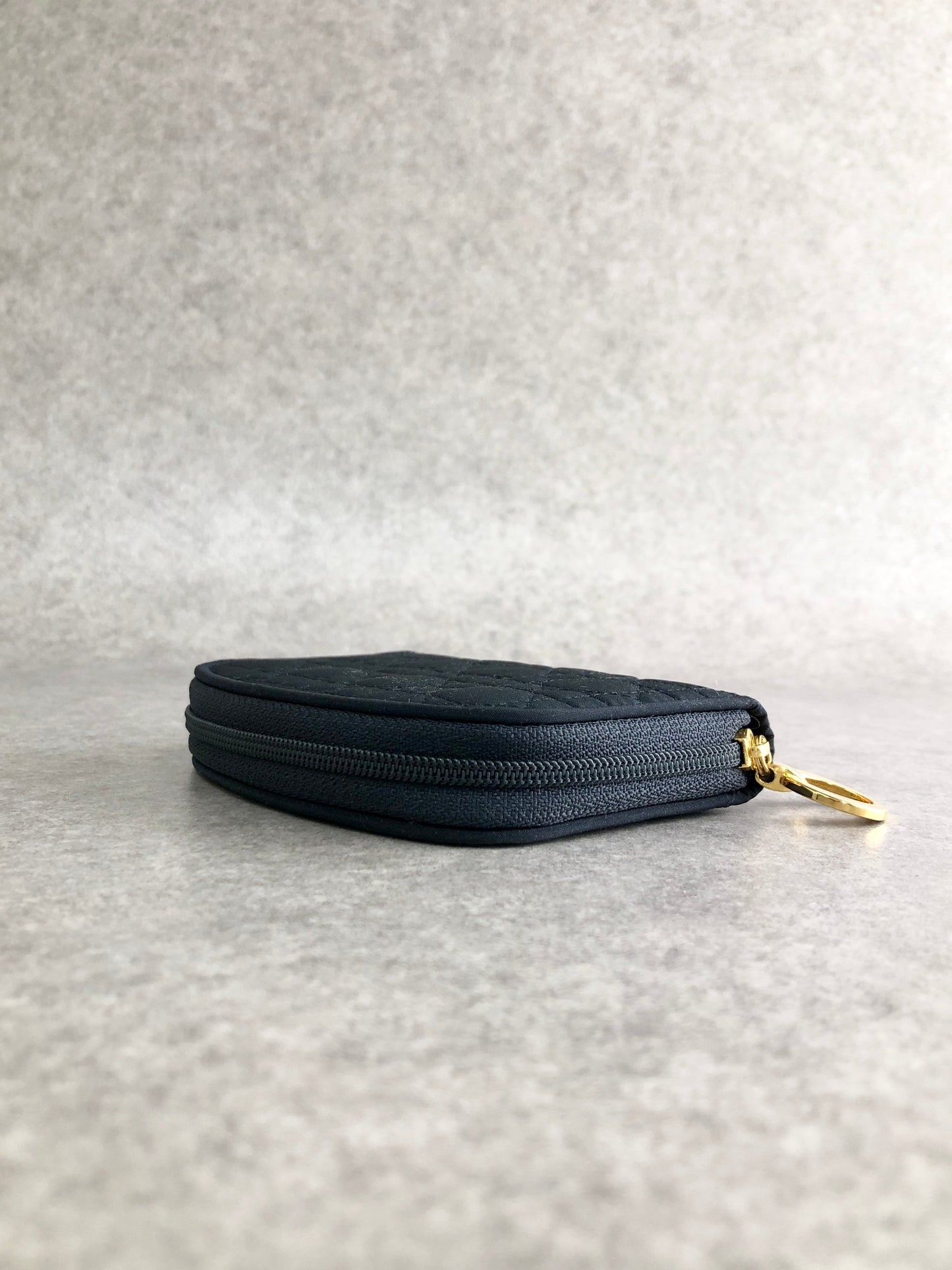 Christian Dior Cannage 鑰匙包 黑色復古 u2kyvi