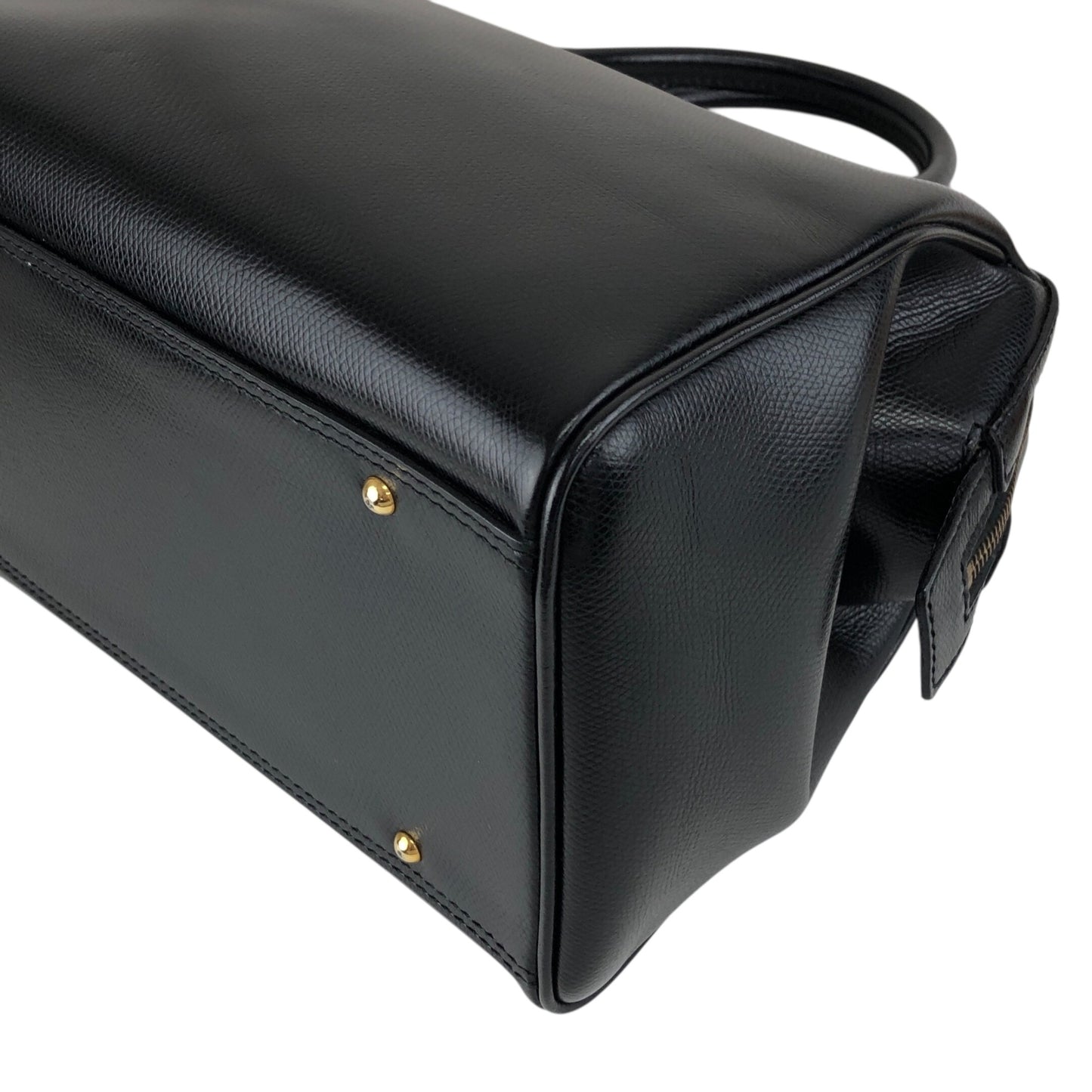 CELINE Two-way Small Boston bag Shoulder bag Black Vintage mh45yy