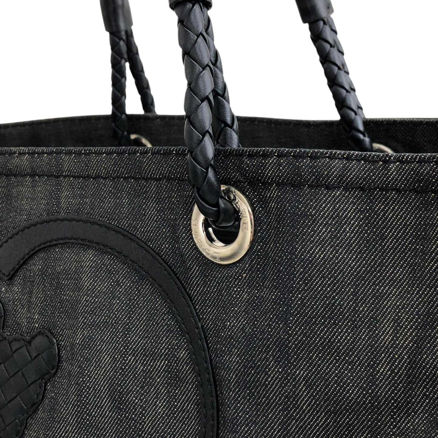 LOEWE Anagram Totebag Black Vintage wcz5de