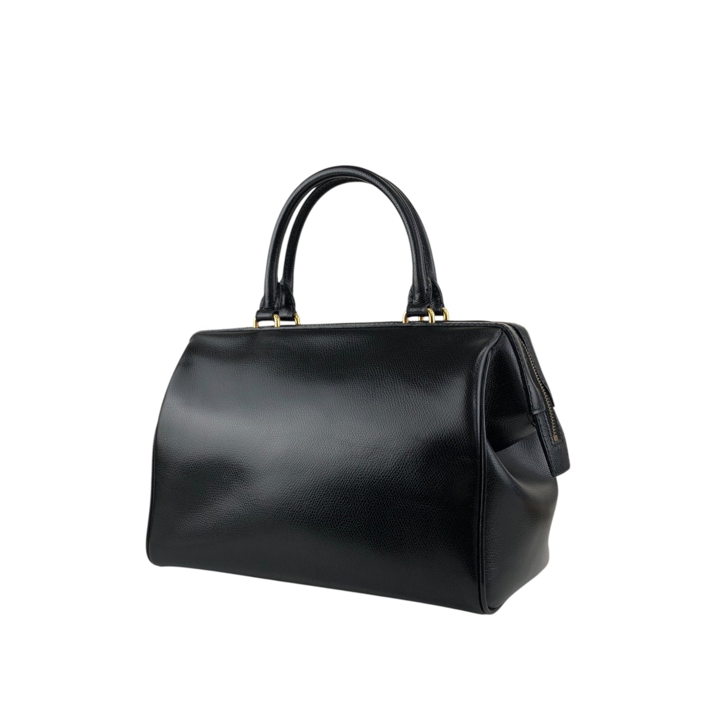 CELINE Two-way Small Boston bag Shoulder bag Black Vintage mh45yy