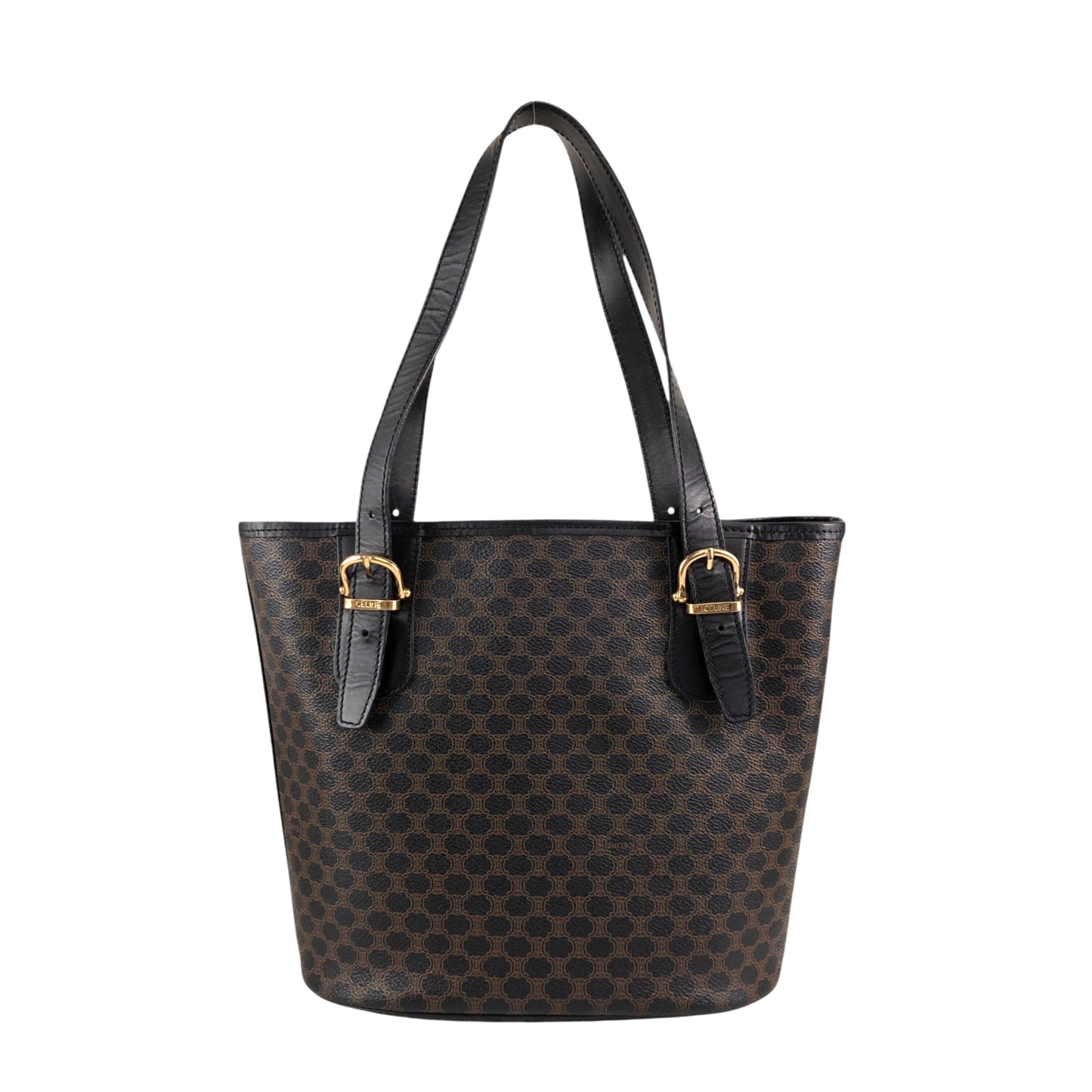 CELINE Macadam Blason Totebag Black Vintage jxzimy